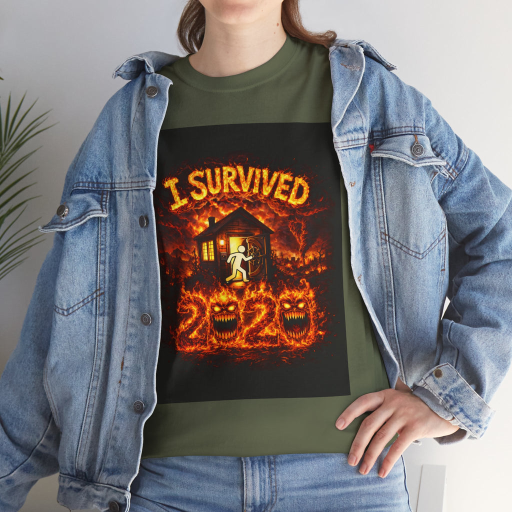 I Survived 2020 — S2:E2 "The Bobcat Fire" | Wildfire Edition Memorial Unisex Heavy Cotton Tee