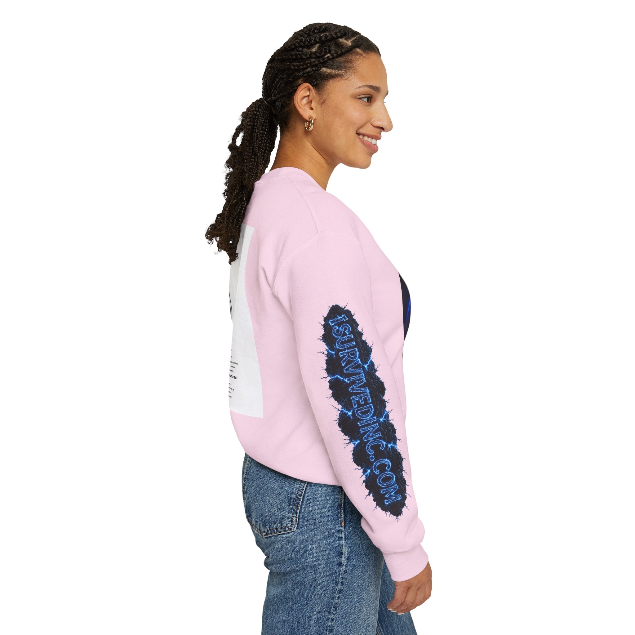 I Survived 2020 — S3:E3 "Remote Schooling" | Lockdown Edition Documentary Unisex Heavy Blend™ Crewneck Sweatshirt