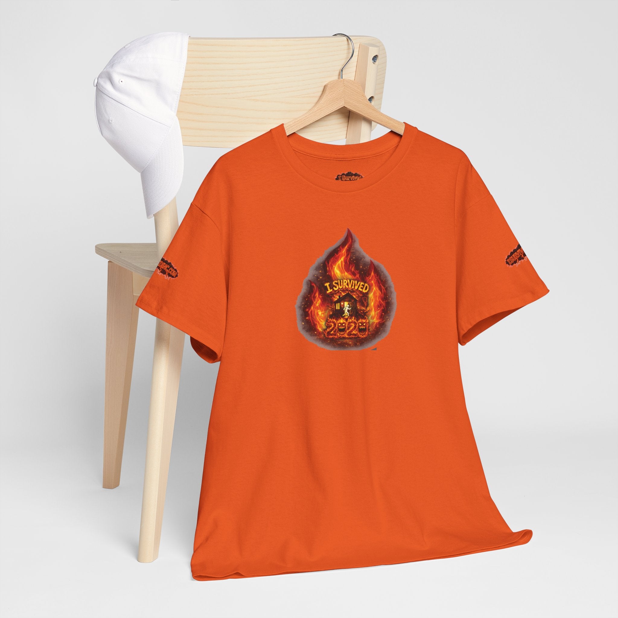 I Survived 2020 — WILDFIRES S2:E2: Director's Cut Special Edition "The Bobcat Fire" Memorial Unisex Heavy Cotton Tee