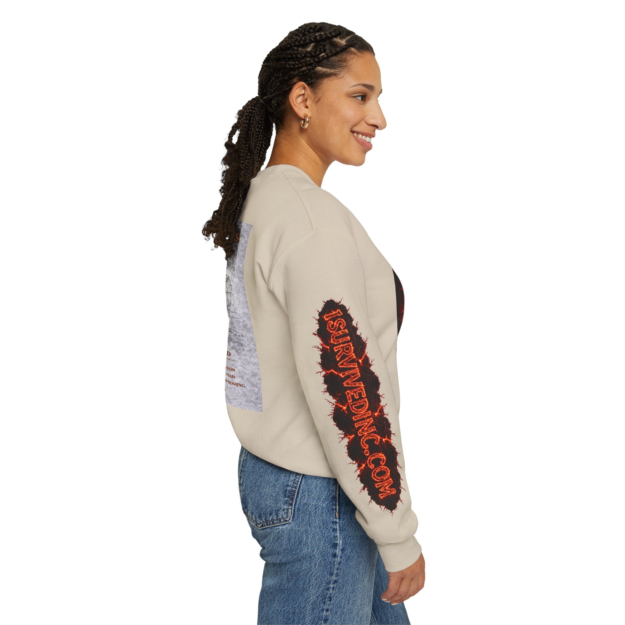 I Survived 2020 — S2:E4 "Western U.S. Wildfire Season" | Mid-Season Finale Pt. 1 | Wildfire Edition Memorial Unisex Heavy Blend™ Crewneck Sweatshirt