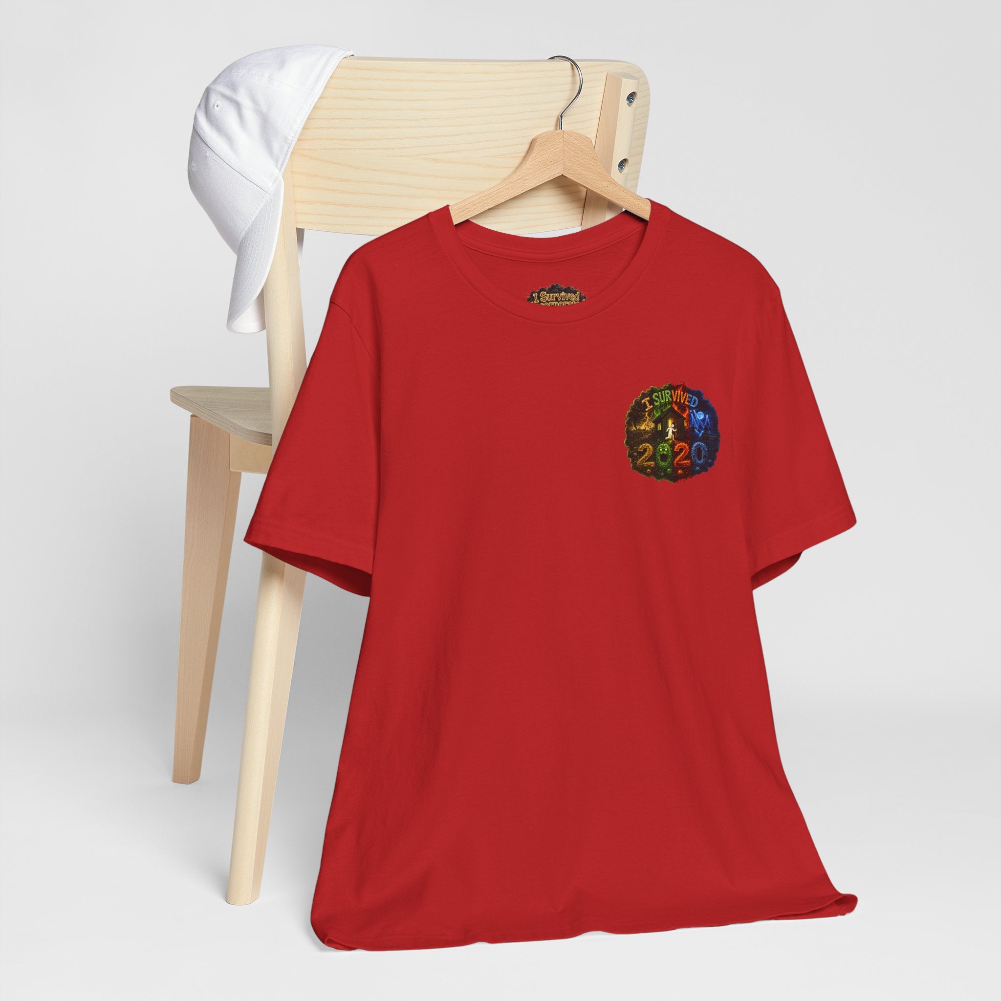 I Survived 2020 — "No Signal" Test Pattern Tee Alien Broadcast Finale Summer Premiere Unisex Jersey Short Sleeve Tee