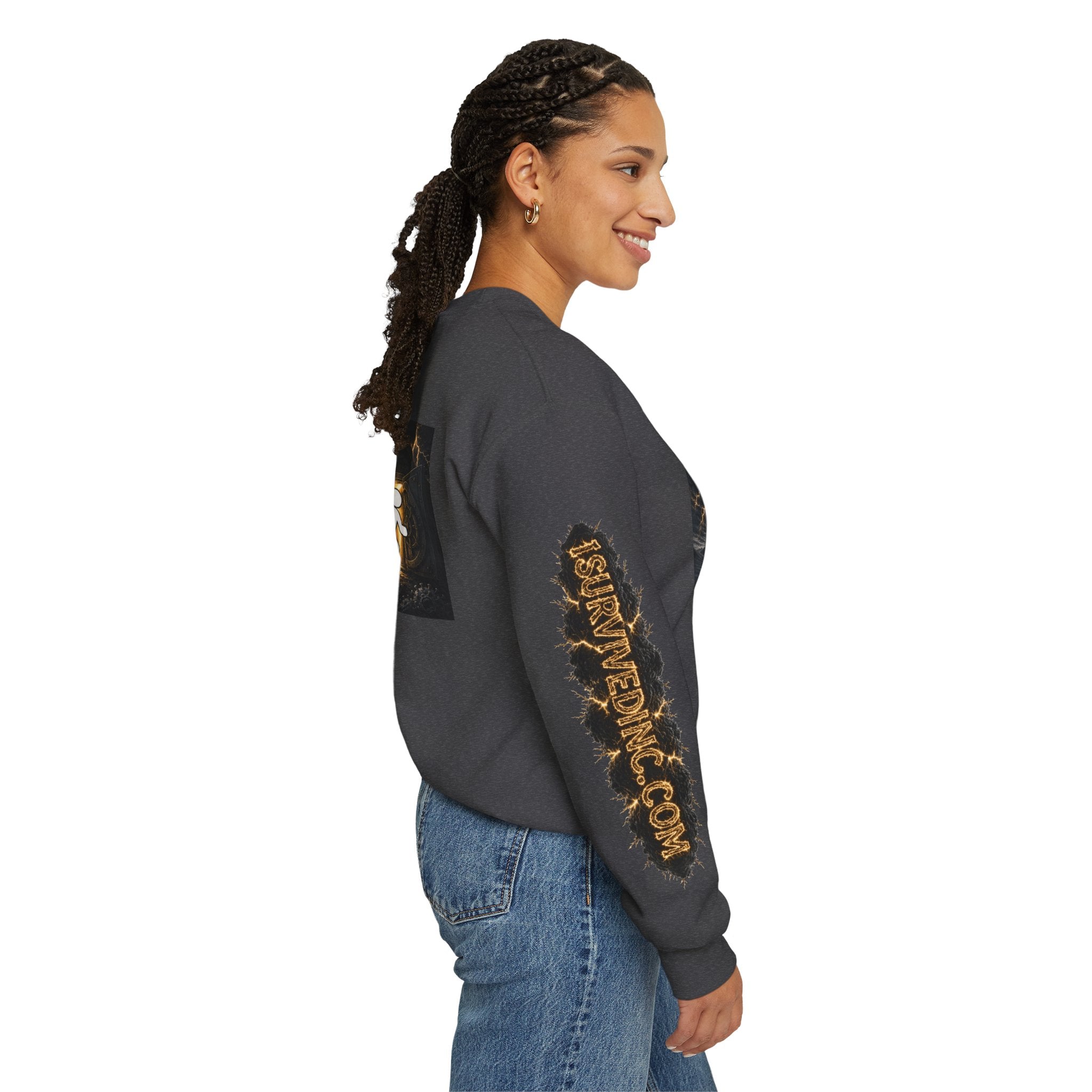I Survived 2020 — Original Design Teaser Tee | Season 1 Premiere Drop Unisex Heavy Blend™ Crewneck Sweatshirt (SPECIAL EDITION)