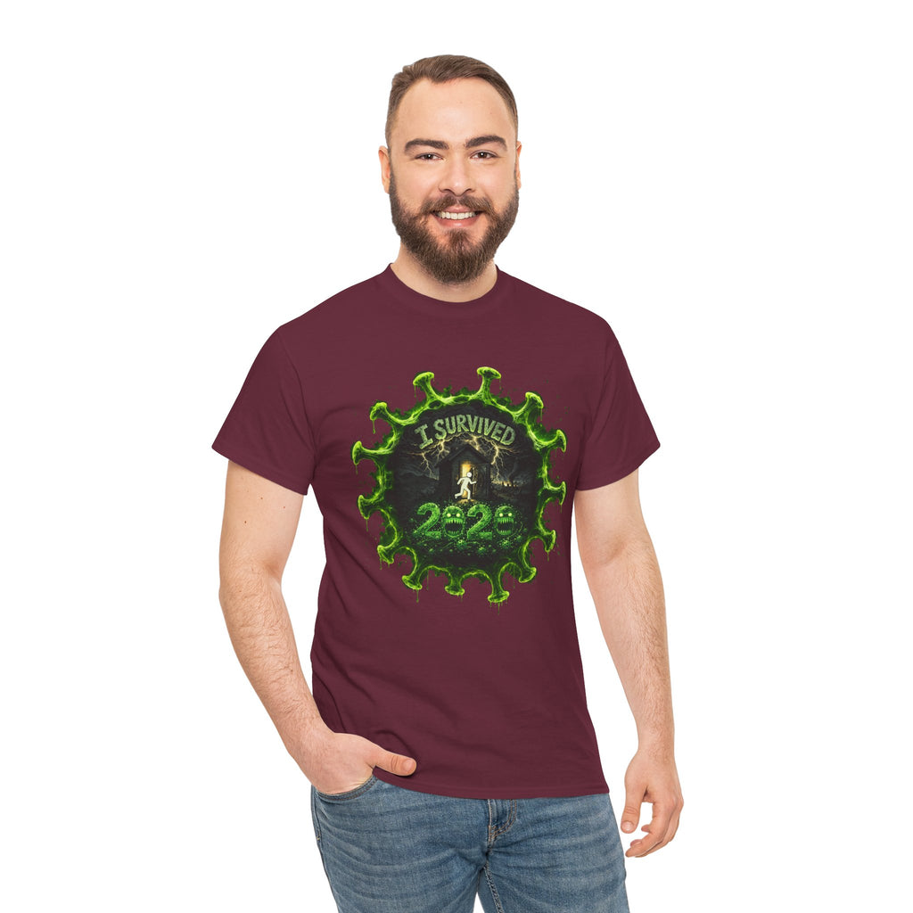 I Survived 2020 — Director's Cut S1:E4 "Mask Madness Mayhem Moment" | Pandemic Edition Unisex Heavy Cotton Tee