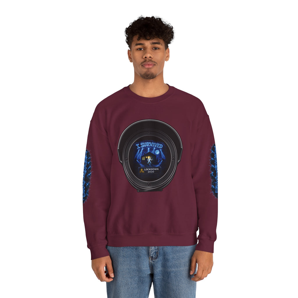 I Survived 2020 — Director's Cut S3:E1 "Quarantine" | Lockdown Edition Documentary Unisex Heavy Blend™ Crewneck Sweatshirt