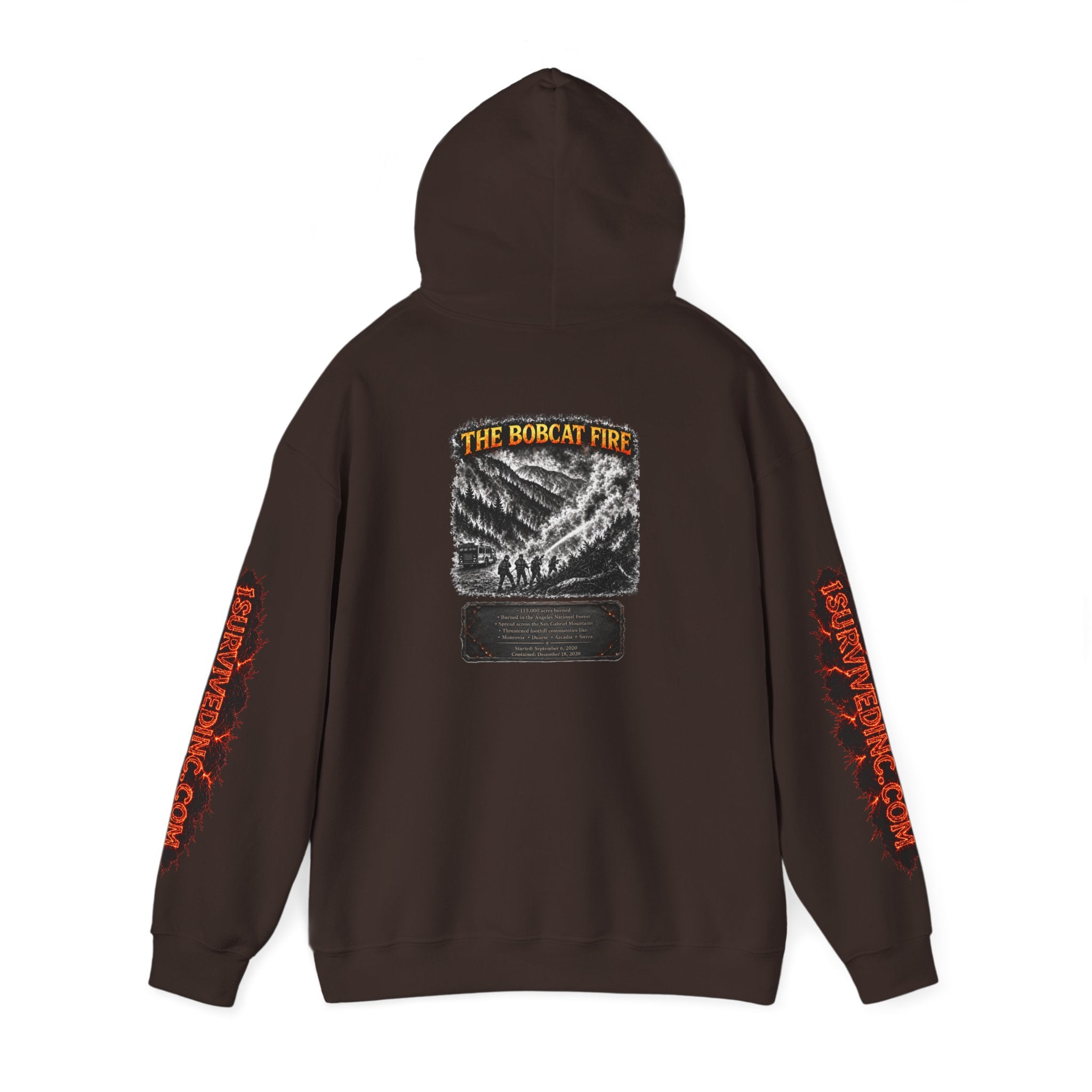 I Survived 2020 — WILDFIRES S2:E2: "The Bobcat Fire" Memorial Hoodie