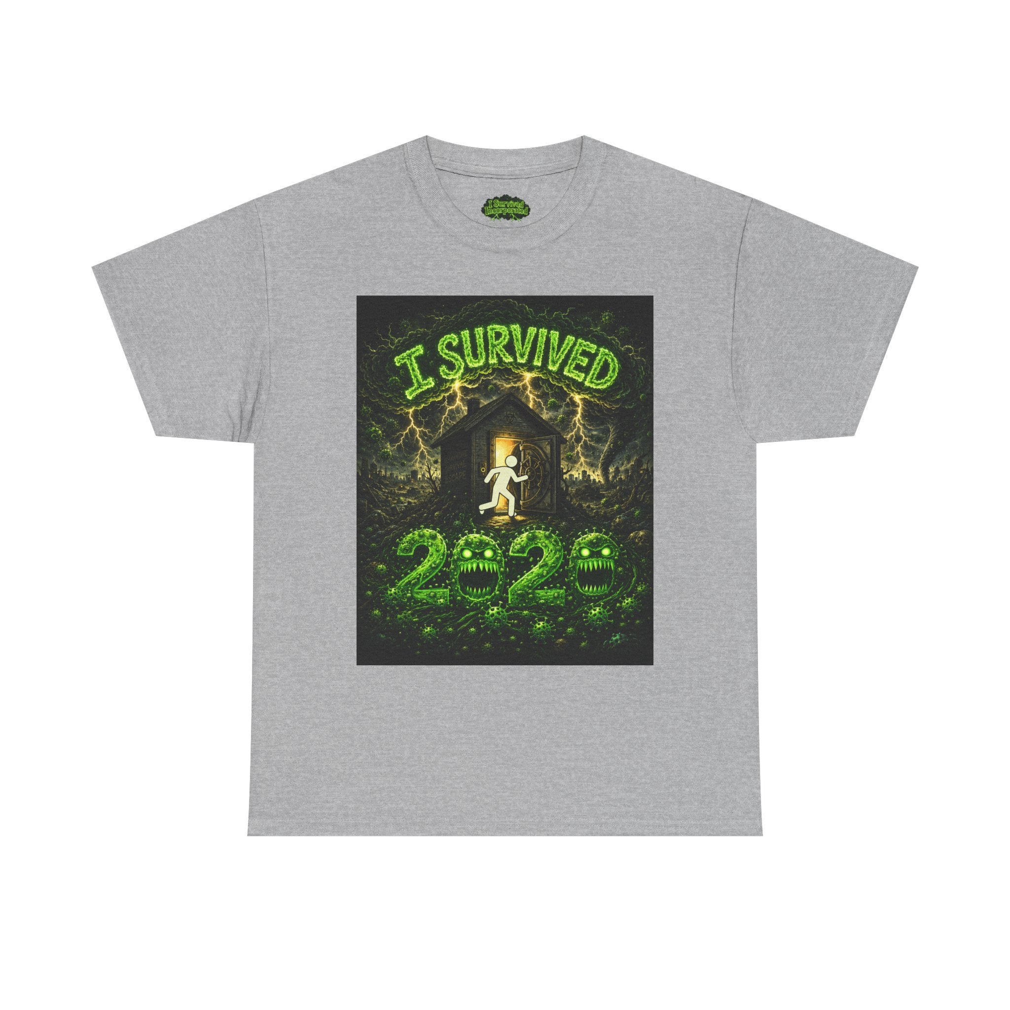 I Survived 2020 — S1:E4 "Mask Madness Mayhem Moment" | Pandemic Edition Unisex Heavy Cotton Tee