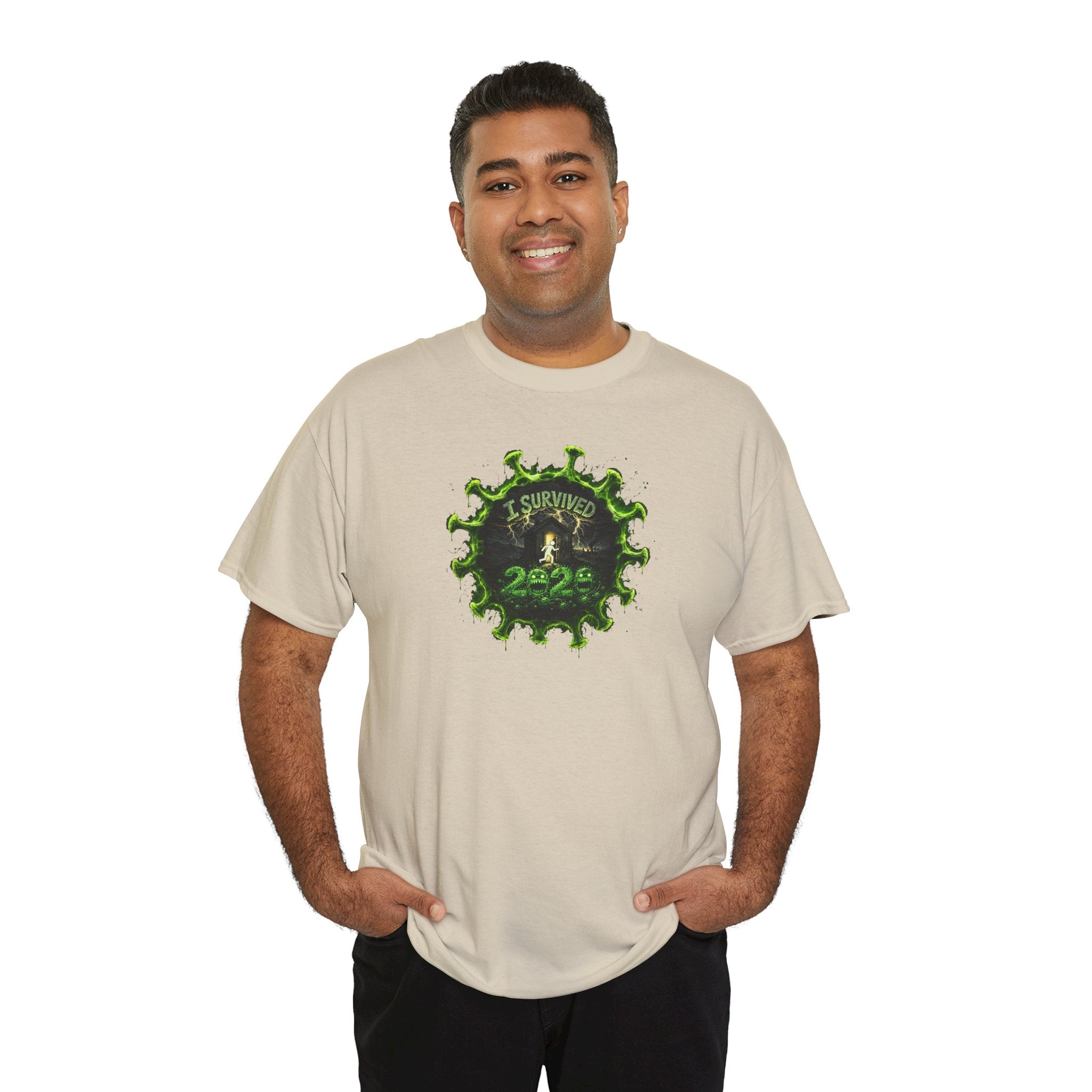 I Survived 2020 — PANDEMIC S1:E2: Director's Cut "The Coming of COVID" Unisex Heavy Cotton Tee