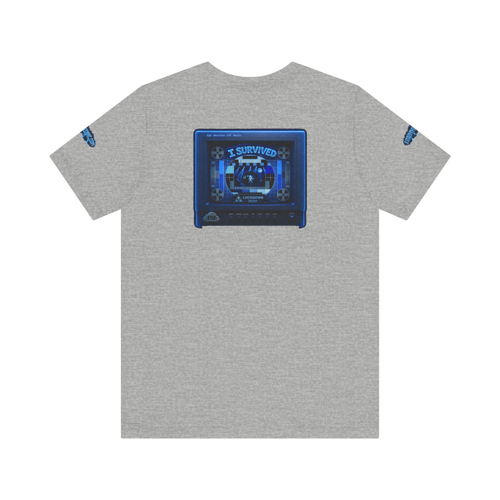 I Survived 2020 — "Please Stand By" Test Pattern Tee Lockdown Special Edition Summer Exclusive Unisex Jersey Short Sleeve Tee