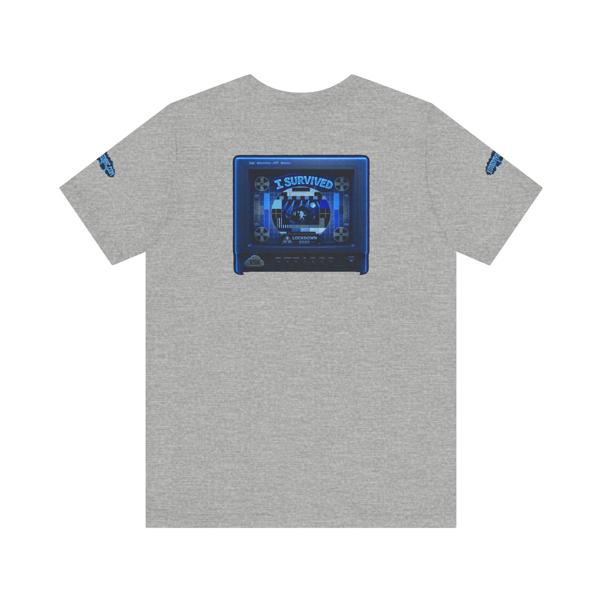 I Survived 2020 — "Please Stand By" Test Pattern Tee Lockdown Special Edition Summer Exclusive Unisex Jersey Short Sleeve Tee