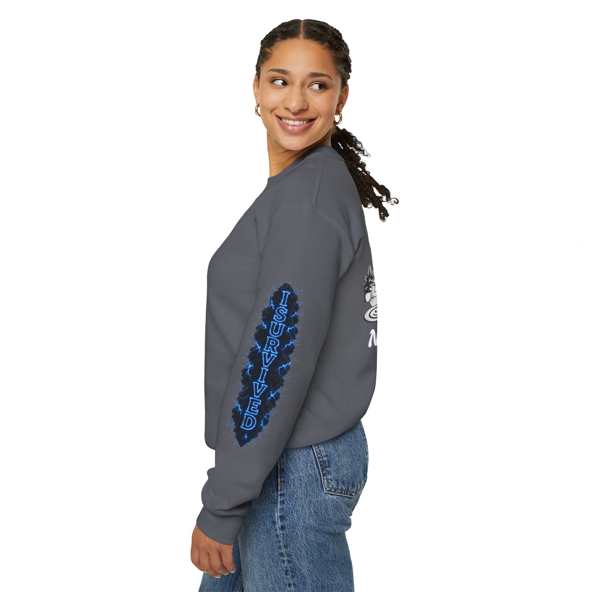 I Survived 2020 — LOCKDOWN S3:E4: Director's Cut "Working From Home" Unisex Heavy Blend™ Crewneck Sweatshirt