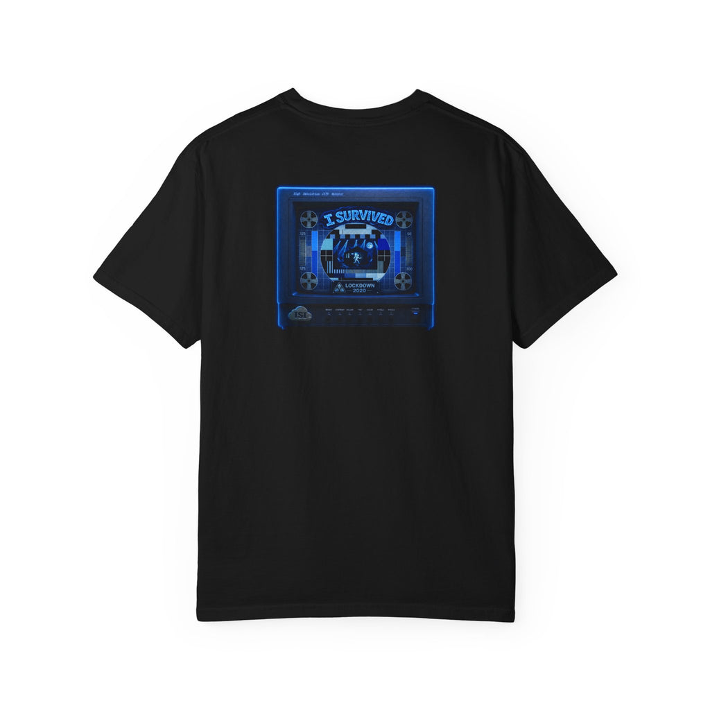 I Survived 2020 — "Please Stand By" Test Pattern Tee Lockdown Special Edition Summer Exclusive Unisex Garment-Dyed T-shirt