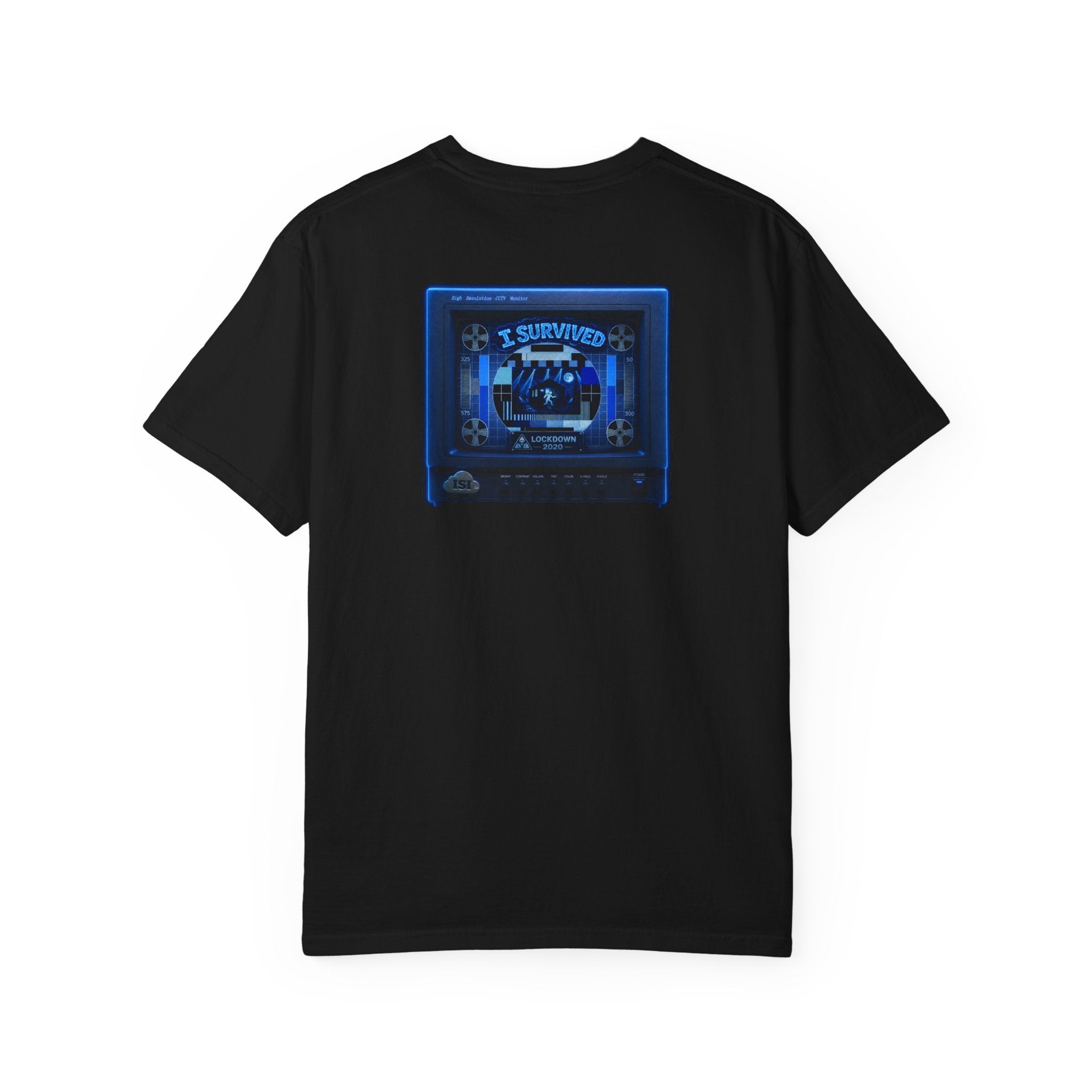 I Survived 2020 — "Please Stand By" Test Pattern Tee Lockdown Special Edition Summer Exclusive Unisex Garment-Dyed T-shirt