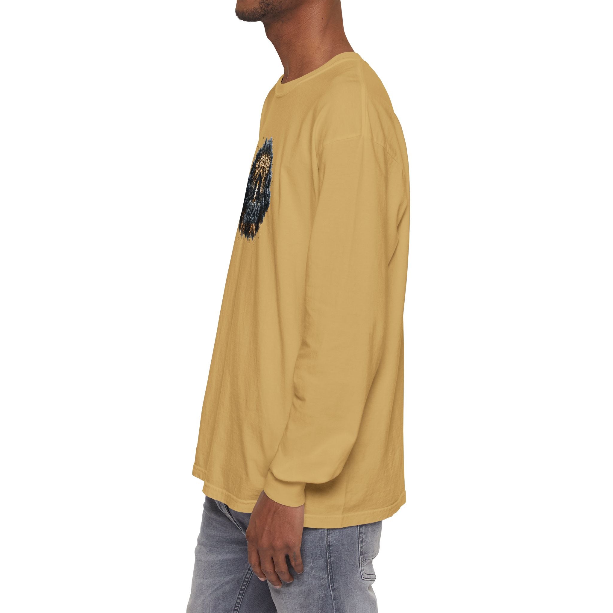 I Survived 2020 — Original PILOT Design: Director's Cut Unisex Garment-Dyed Long Sleeve T-Shirt