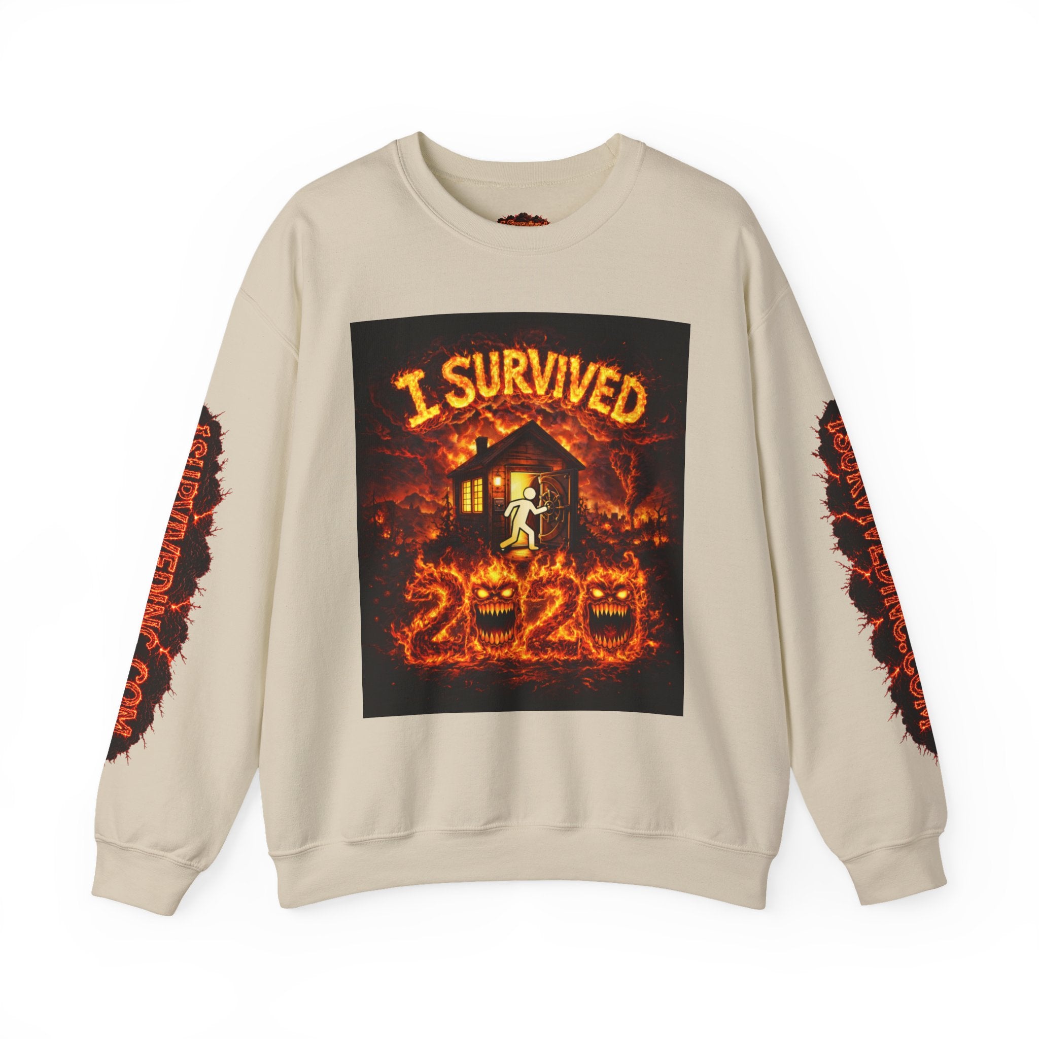 I Survived 2020 — S2:E4 "Western U.S. Wildfire Season" | Mid-Season Finale Pt. 1 | Wildfire Edition Memorial Unisex Heavy Blend™ Crewneck Sweatshirt