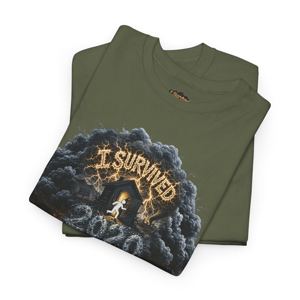 I Survived 2020 — Director's Cut Original Design Teaser Tee | Season 1 Premiere Drop Unisex Heavy Cotton Tee