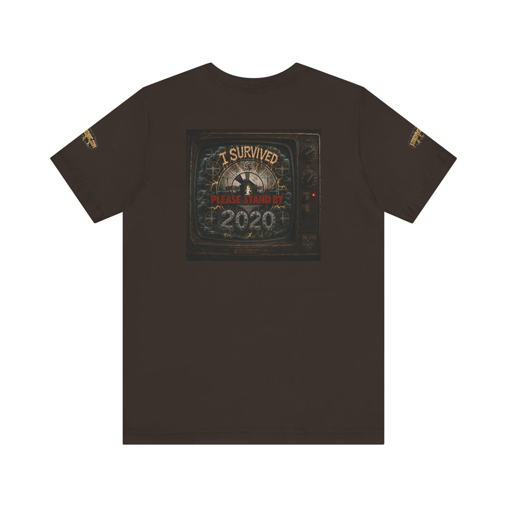 I Survived 2020 — "Please Stand By" Test Pattern Tee Special Edition Summer Premier Unisex Jersey Short Sleeve Tee
