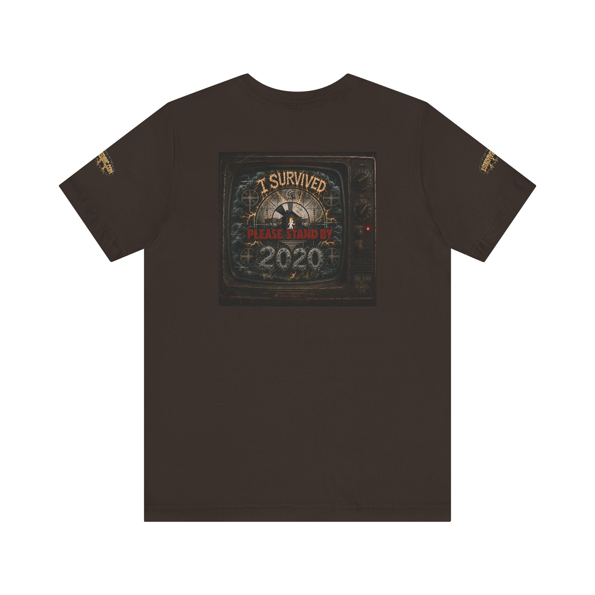 I Survived 2020 — "Please Stand By" Test Pattern Tee Special Edition Summer Premier Unisex Jersey Short Sleeve Tee