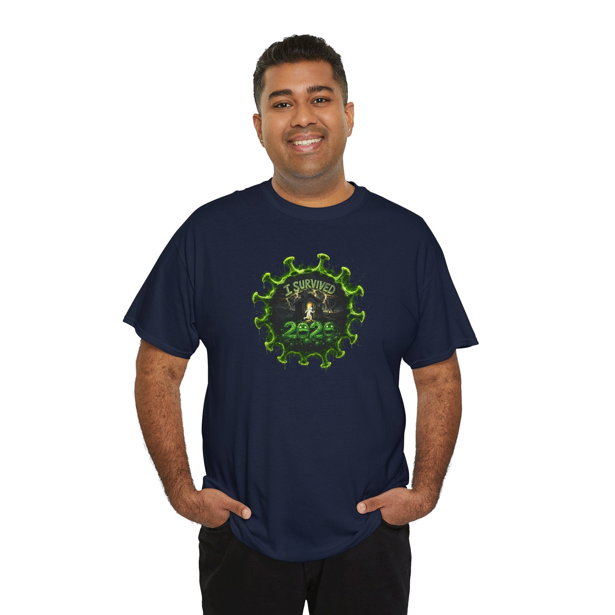 I Survived 2020 —  PANDEMIC S1:E5: Director's Cut "Delivery Doomsday" Unisex Heavy Cotton Tee