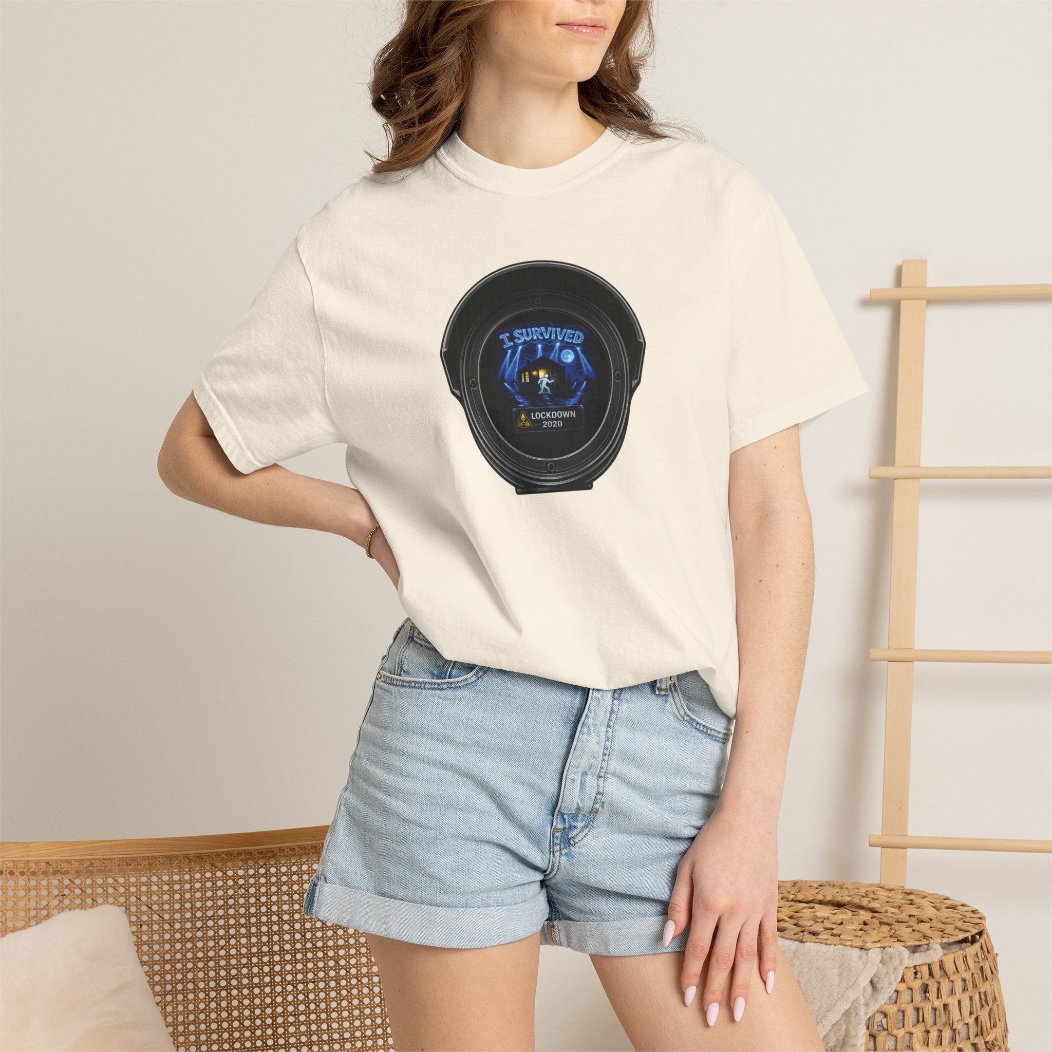 I Survived 2020 —  LOCKDOWN S3:E3: Director's Cut "Remote Schooling" Unisex Garment-Dyed T-shirt