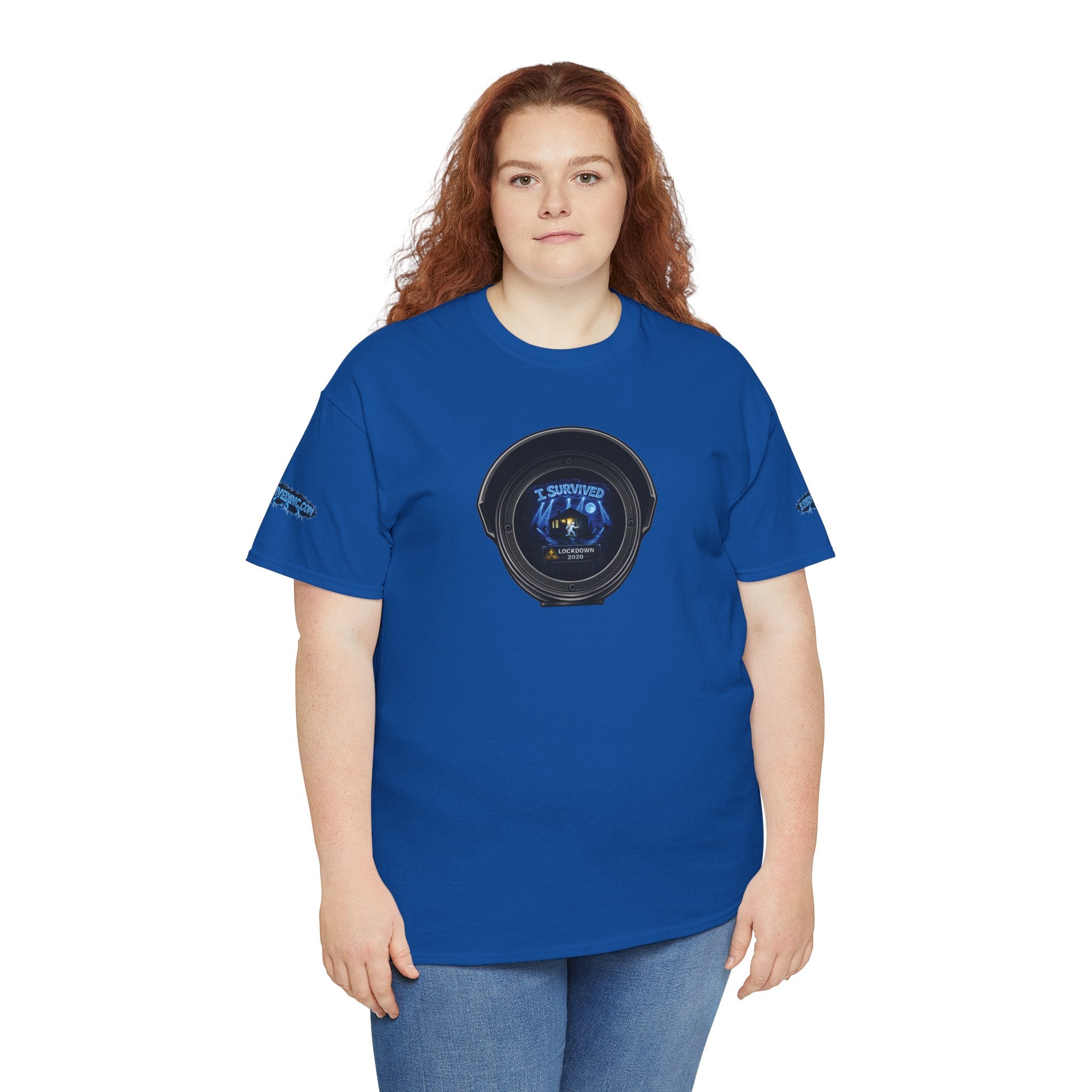 I Survived 2020 — LOCKDOWN S3:E1: Director's Cut Special Edition "Quarantine" Unisex Heavy Cotton Tee