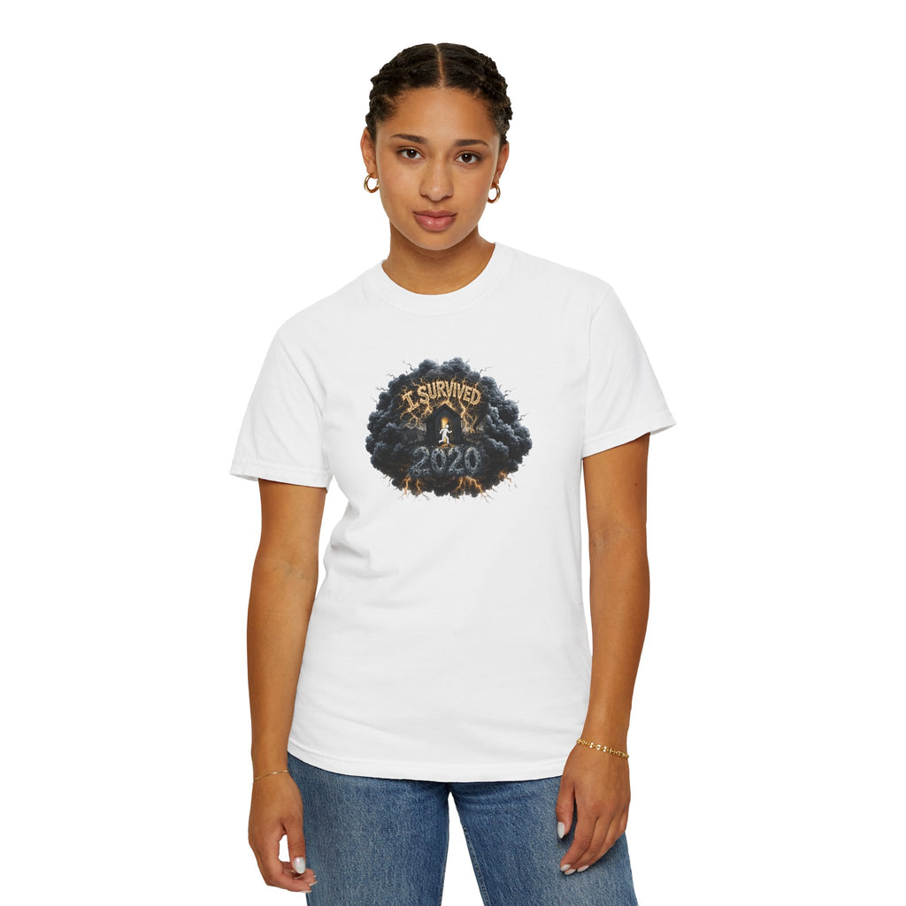 I Survived 2020 — Original PILOT Design: Director's Cut Unisex Garment-Dyed T-shirt