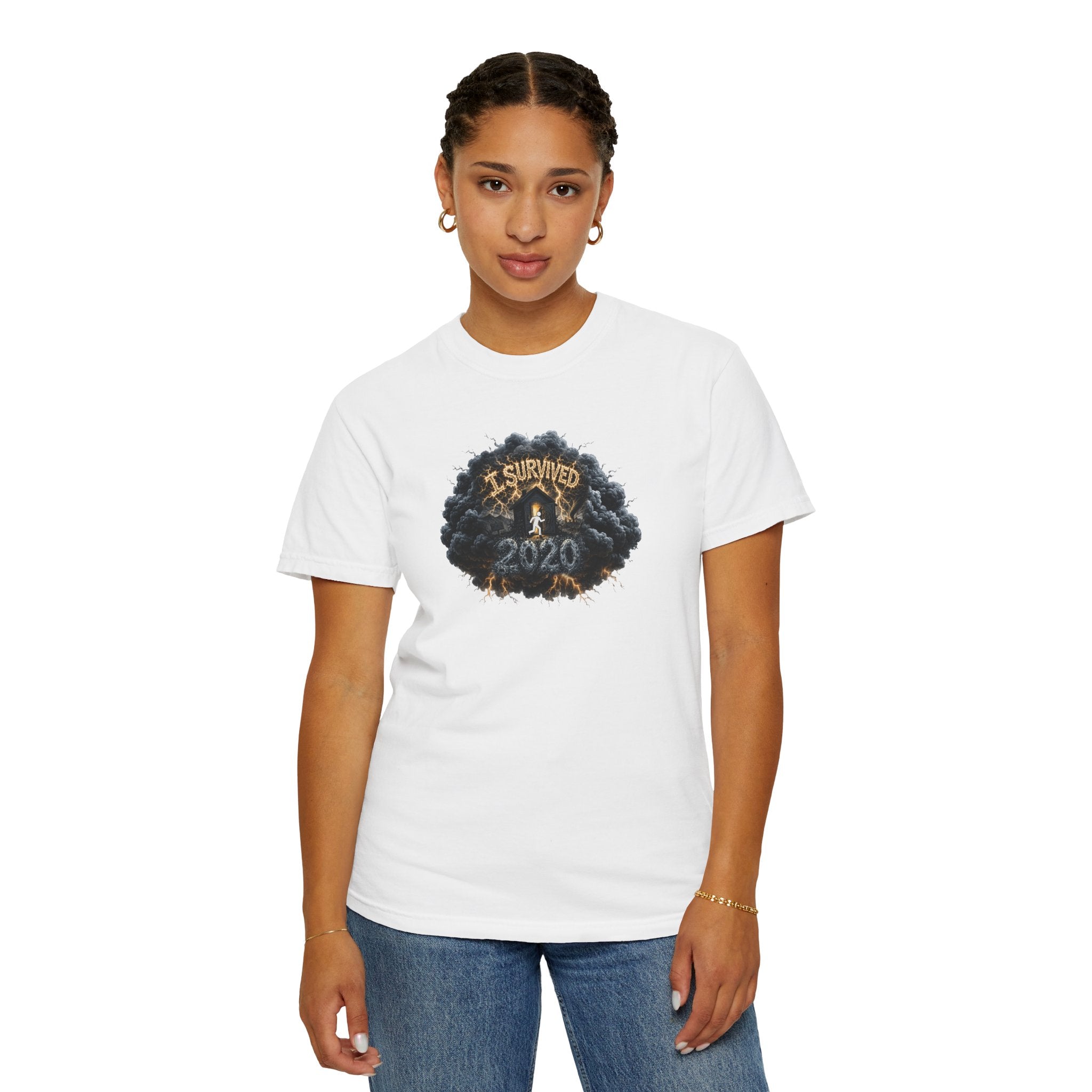 I Survived 2020 — Original PILOT Design: Director's Cut Unisex Garment-Dyed T-shirt