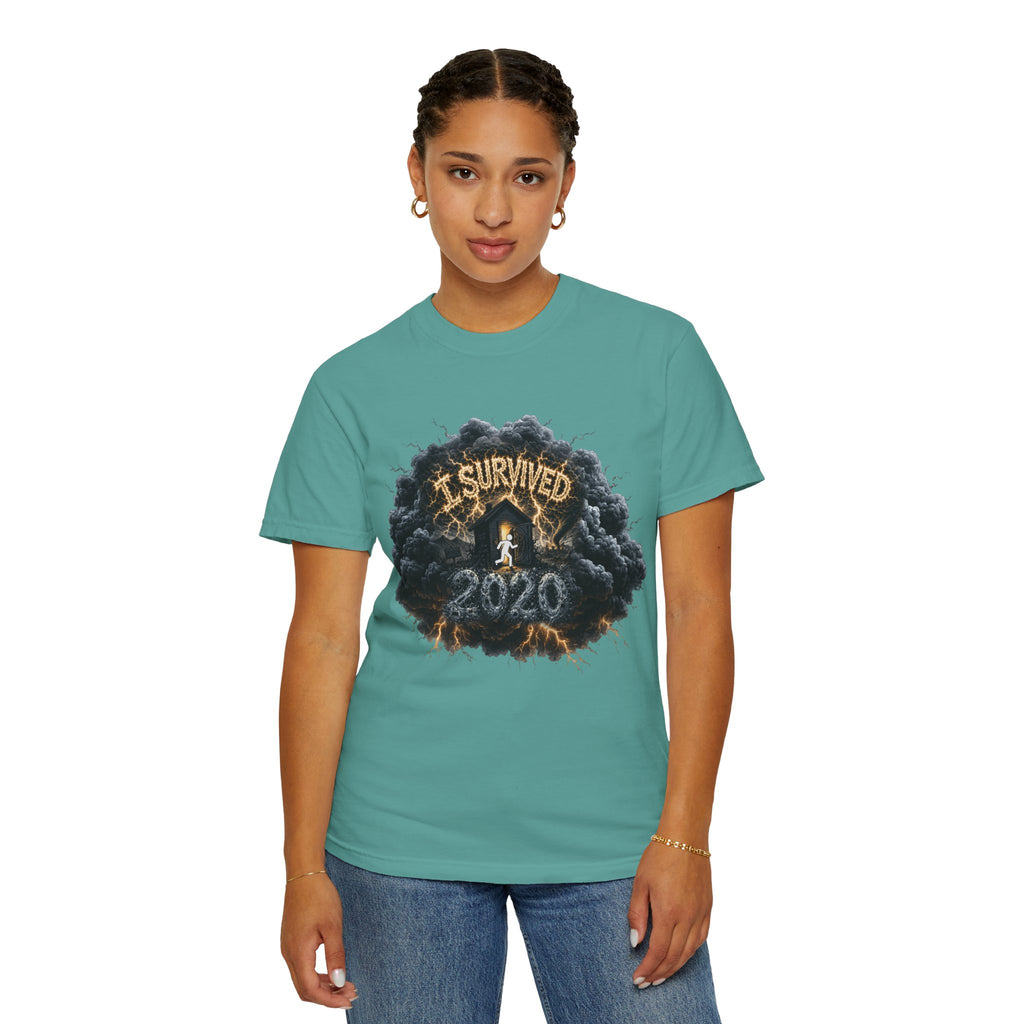 I Survived 2020 — Director's Cut Original Design Teaser Tee | Season 1 Premiere Drop Unisex Garment-Dyed T-shirt