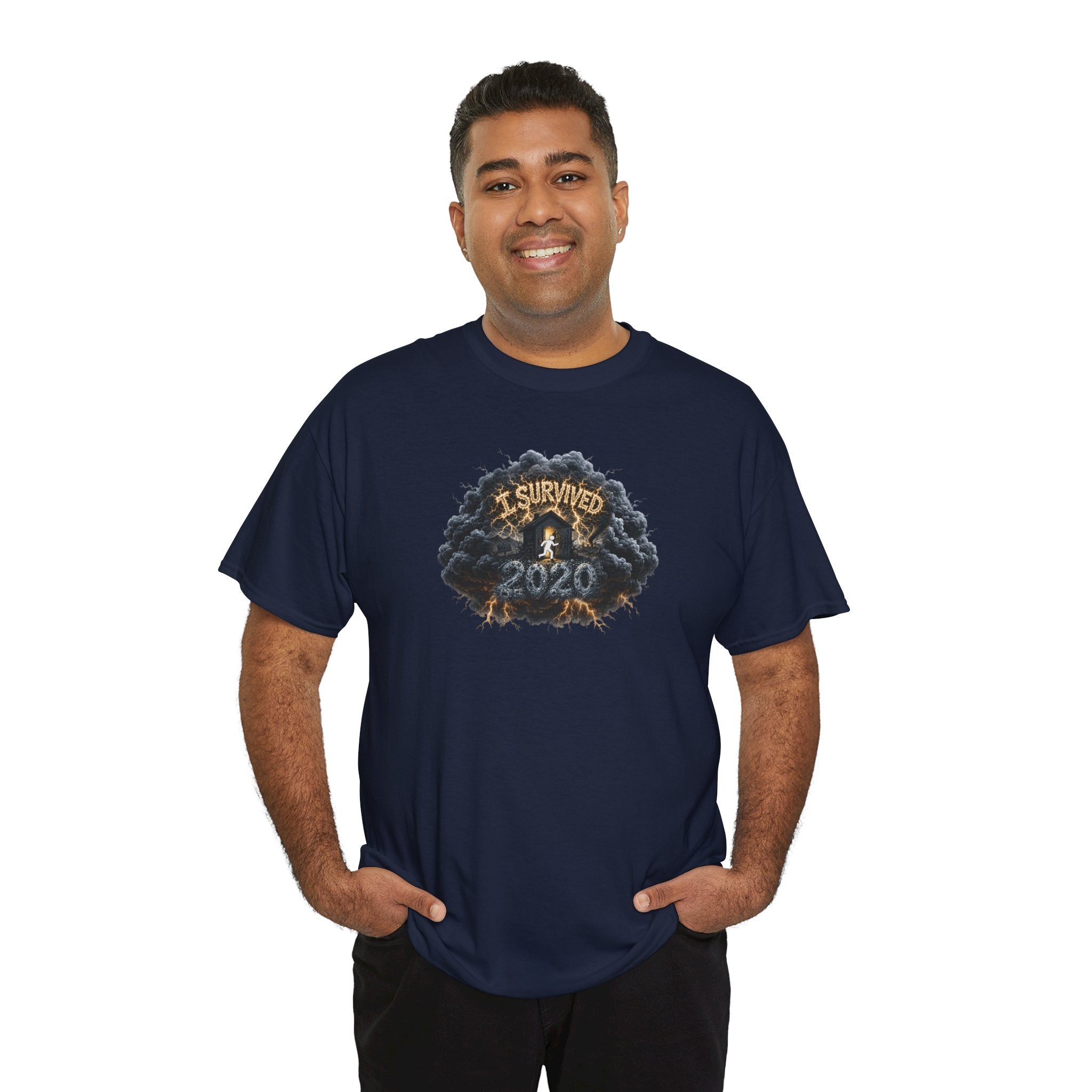 I Survived 2020 —  Original PILOT Design: Director's Cut Unisex Heavy Cotton Tee