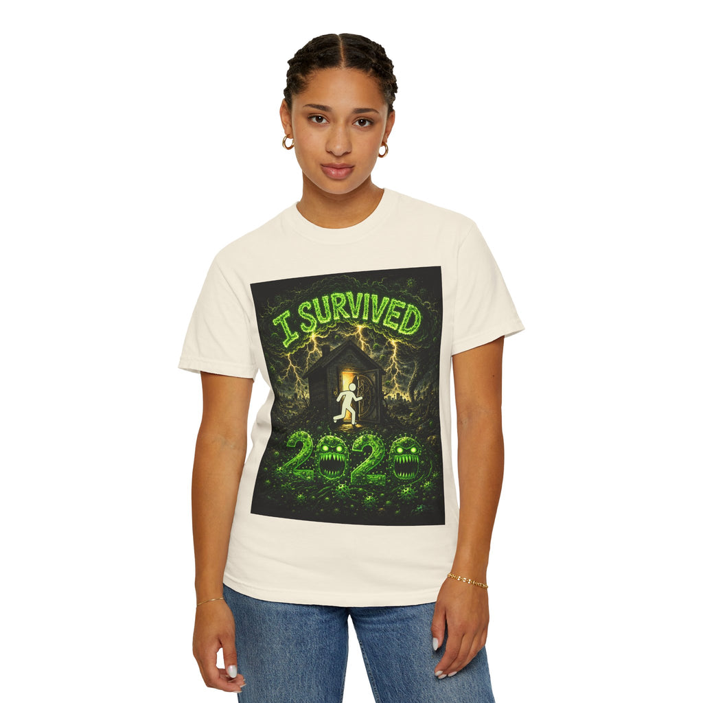I Survived 2020 — S1:E3 "The Jab!" | Pandemic Edition Unisex Garment-Dyed T-shirt