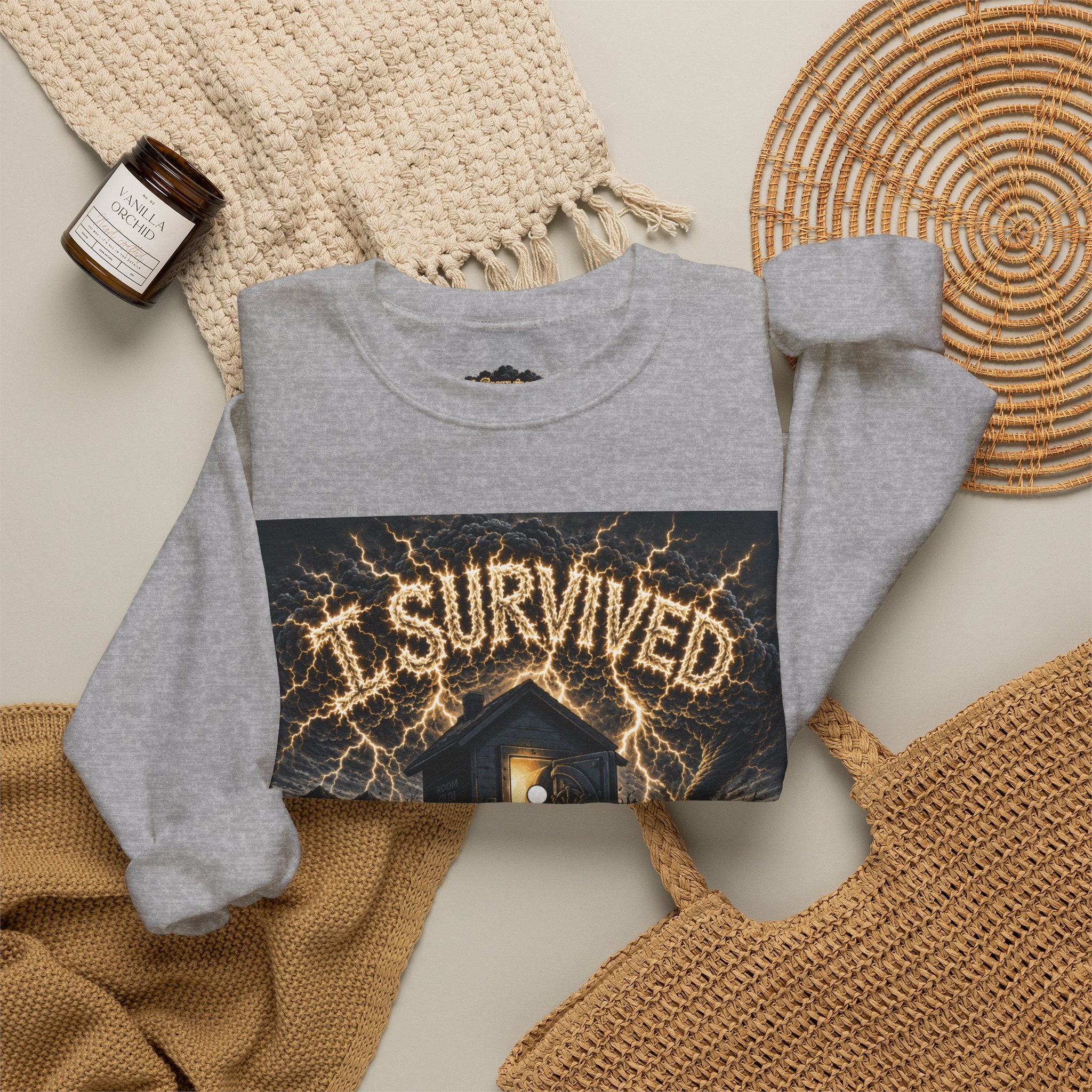 I Survived 2020 — Original PILOT Design: Special Edition Unisex Heavy Blend™ Crewneck Sweatshirt