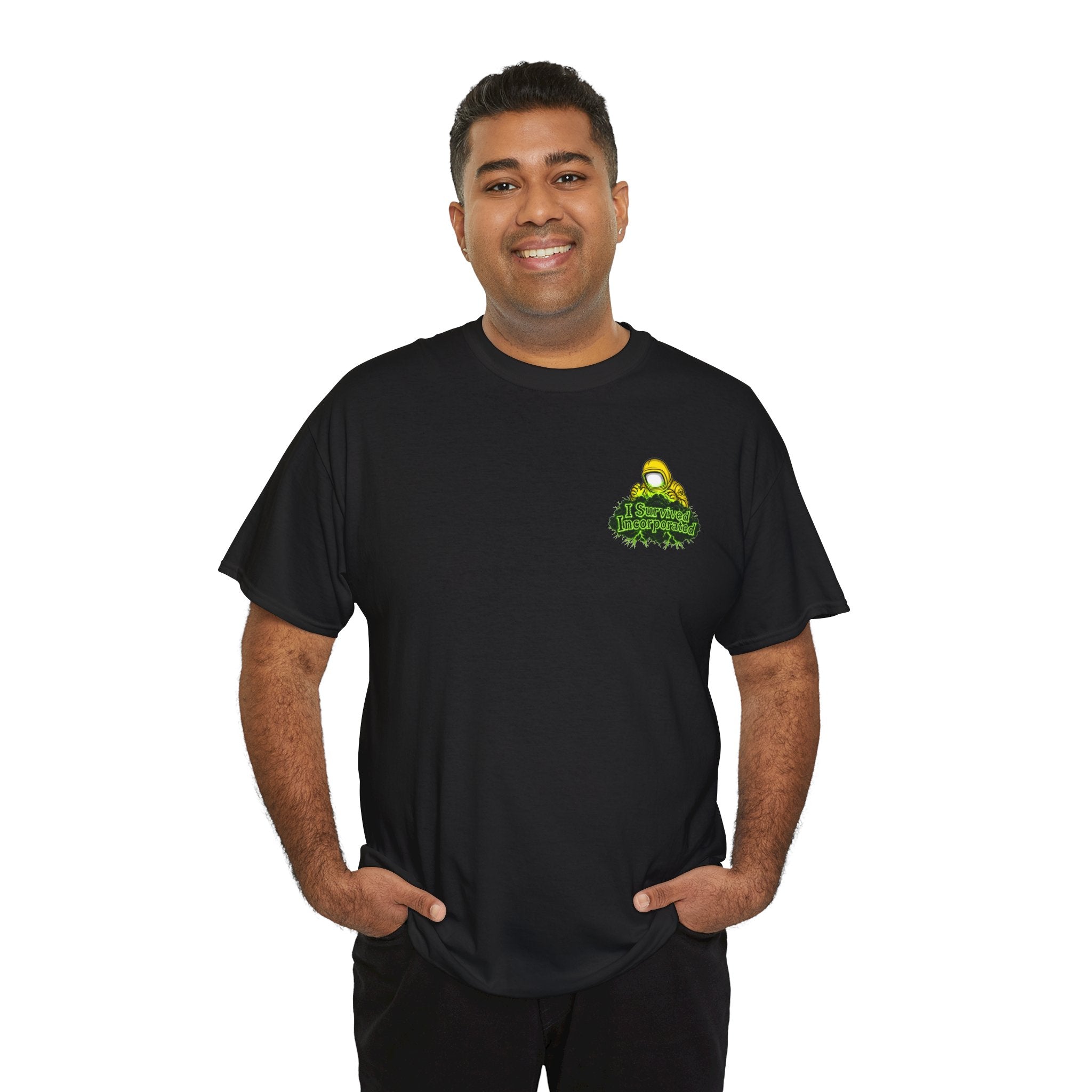I Survived 2020 — "Please Stand By" Test Pattern Toxic Signal Tee Summer Premiere Unisex Heavy Cotton Tee
