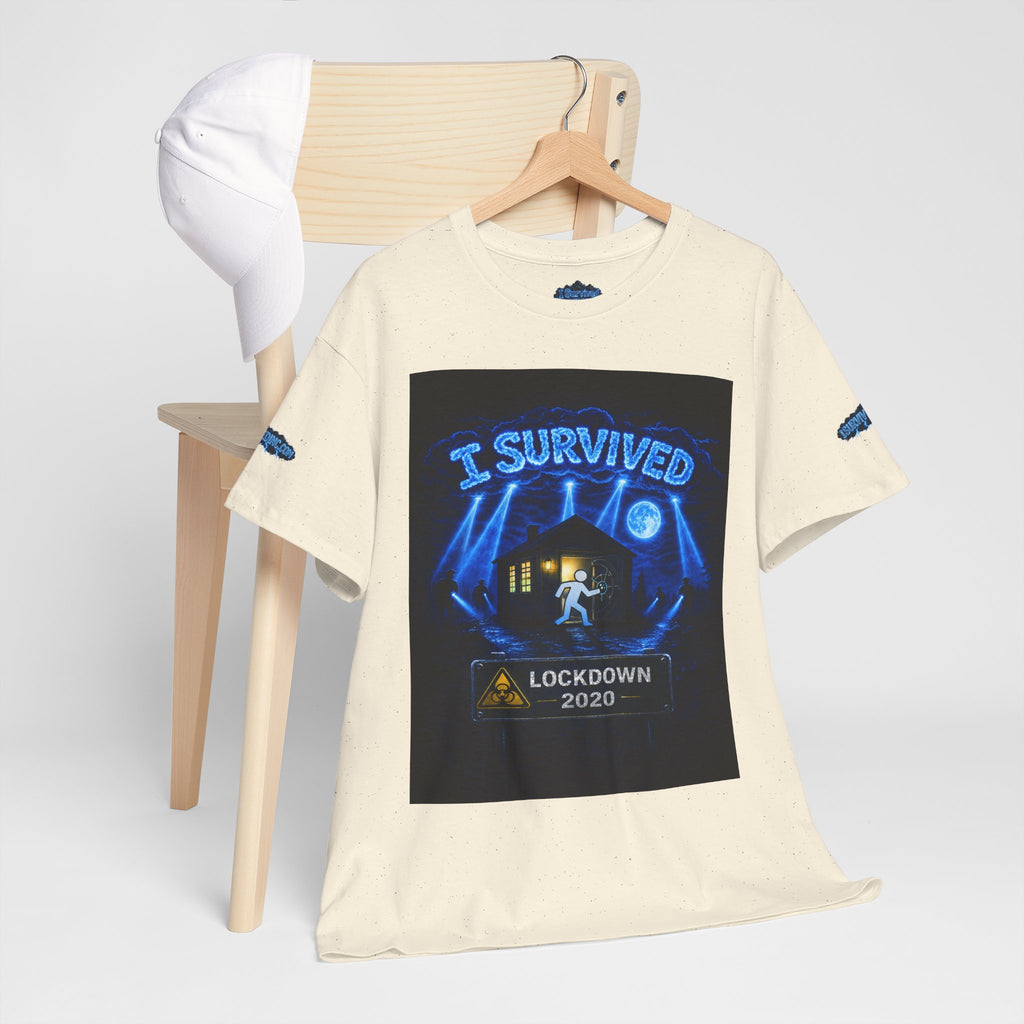 J'ai survécu à 2020 — S3:E1 « Quarantaine » | T-shirt unisexe en coton épais édition Confinement (ÉDITION SPÉCIALE)