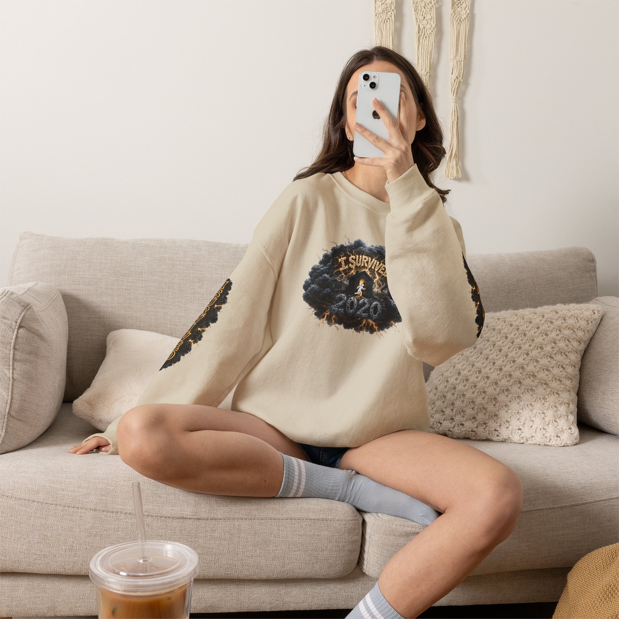 I Survived 2020 — Original PILOT Design: Director's Cut Special Edition Unisex Heavy Blend™ Crewneck Sweatshirt