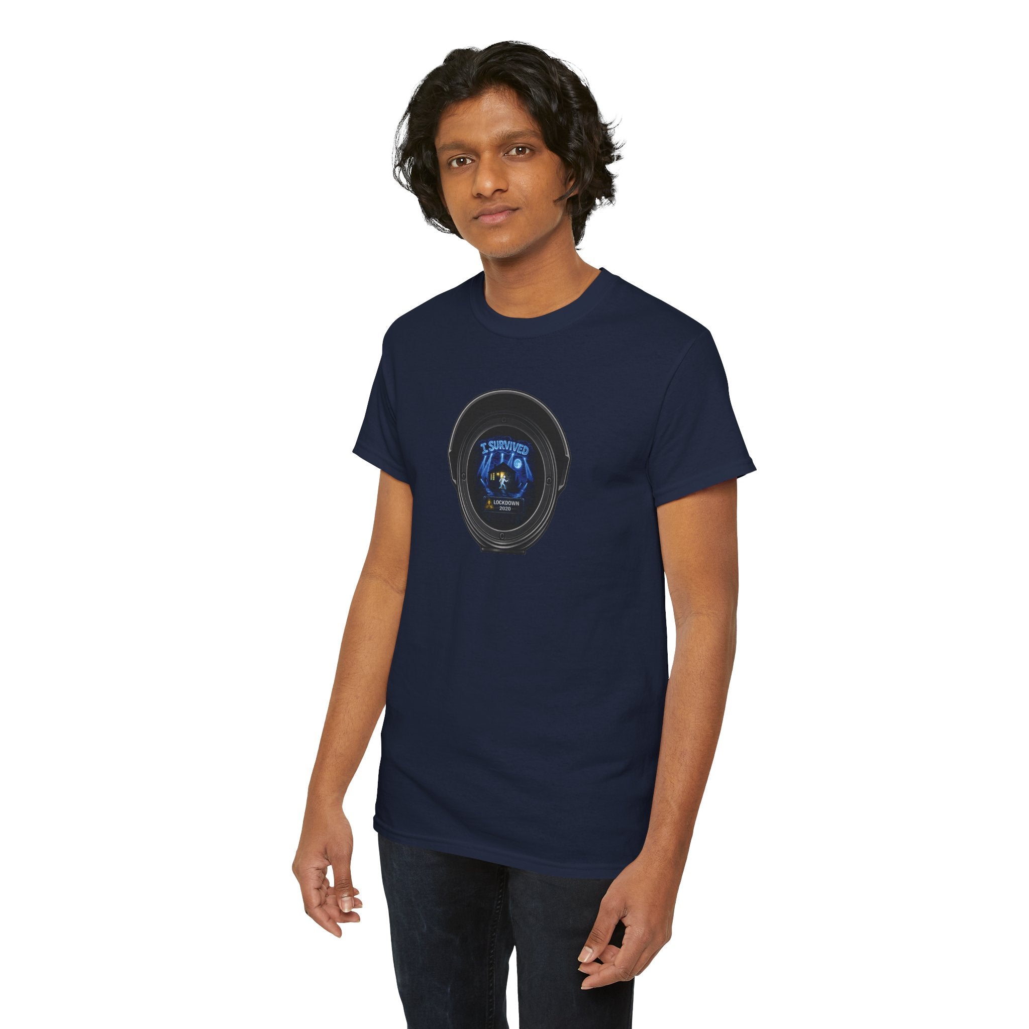 I Survived 2020 — LOCKDOWN S3:E1: Director's Cut "Quarantine" Unisex Heavy Cotton Tee