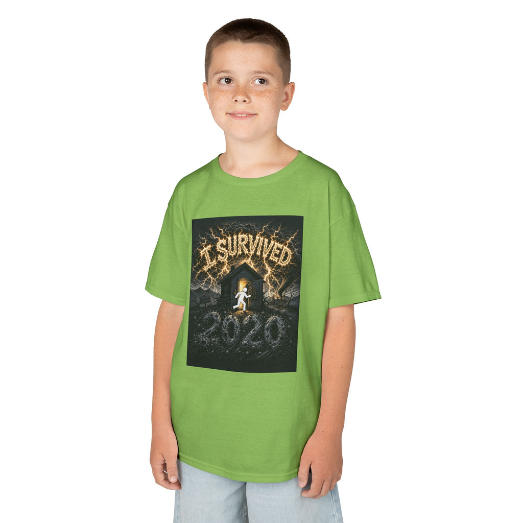 I Survived 2020 — Original Design Teaser Tee | Season 1 Premiere Drop Kids Heavy Cotton™ Tee