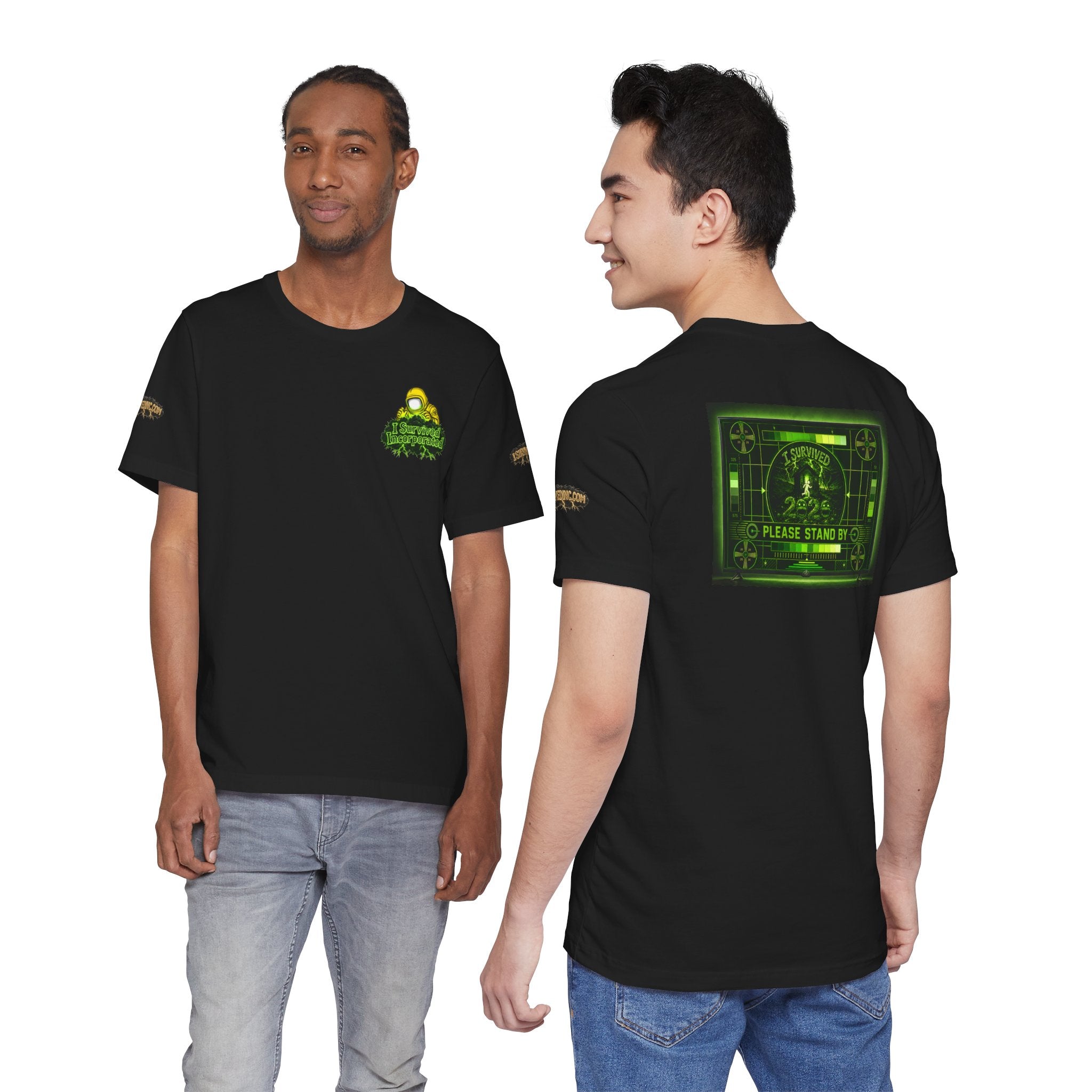 I Survived 2020 — "Please Stand By" Test Pattern Toxic Signal Tee Special Edition Summer Premiere Unisex Jersey Short Sleeve Tee