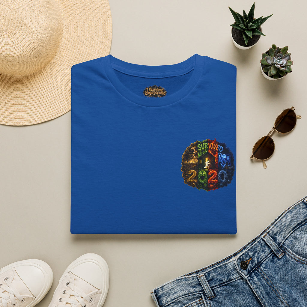 I Survived 2020 — "No Signal" Test Pattern Tee Alien Broadcast Finale Summer Premiere Unisex Softstyle T-Shirt