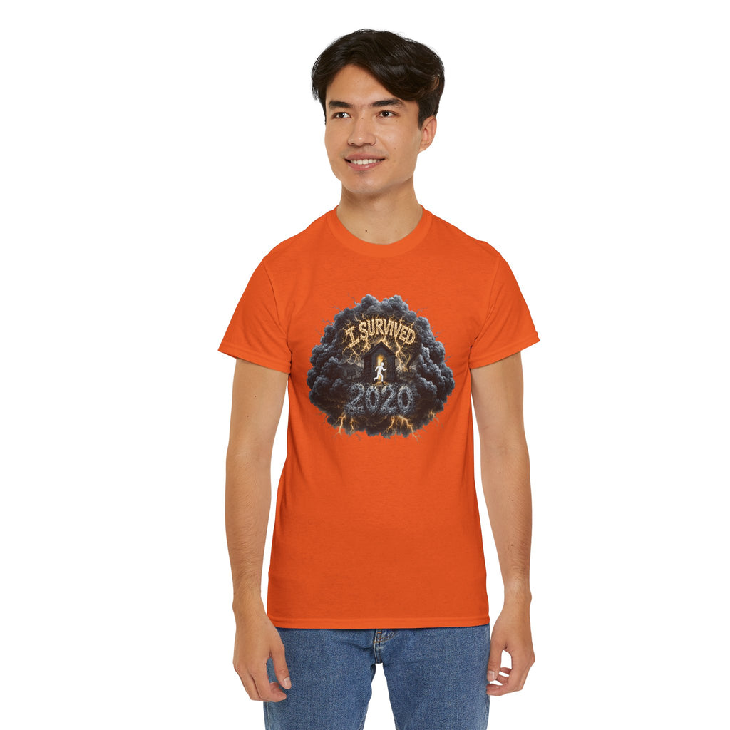 I Survived 2020 —  Deriector's Cut Original Design Teaser Tee | Season 1 Premiere Drop Unisex Heavy Cotton Tee