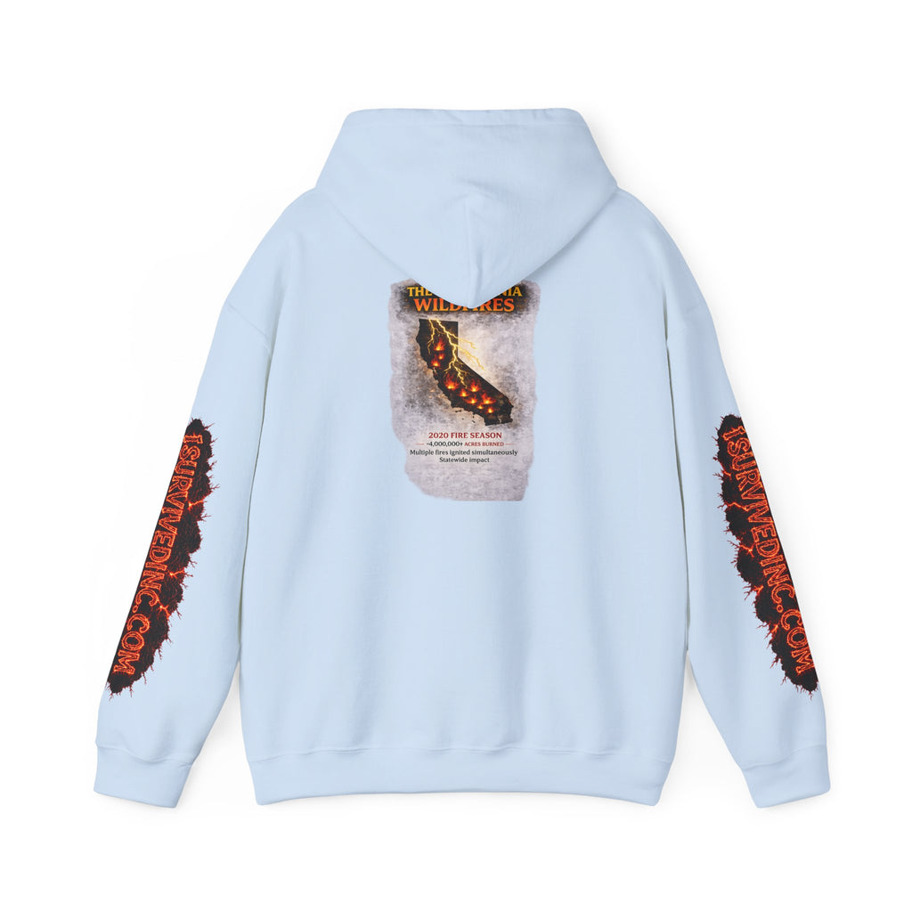 I Survived 2020 — S2:E3 "The California Wildfires" | Wildfire Edition Memorial Hoodie Sweatshirt