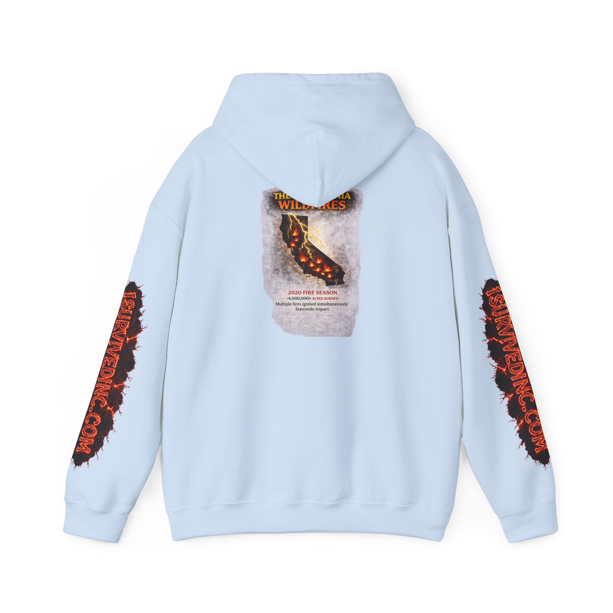 I Survived 2020 — S2:E3 "The California Wildfires" | Wildfire Edition Memorial Hoodie Sweatshirt