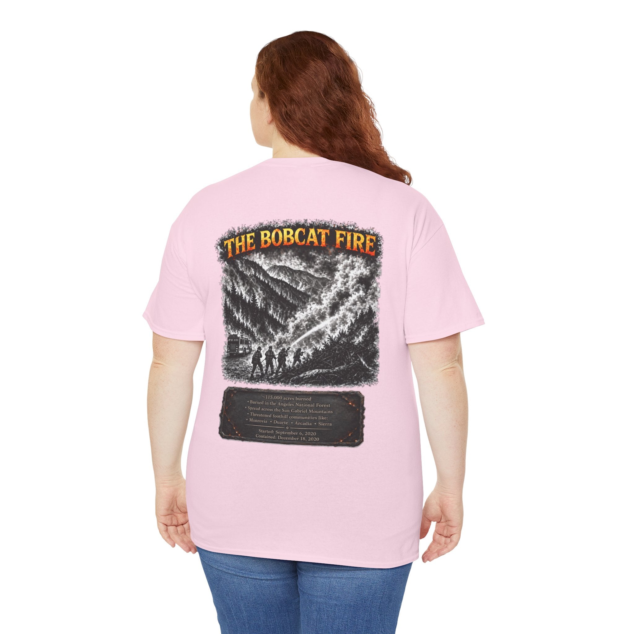 I Survived 2020 — Director's Cut S2:E2 "The Bobcat Fire" | Wildfire Edition Memorial Unisex Heavy Cotton Tee