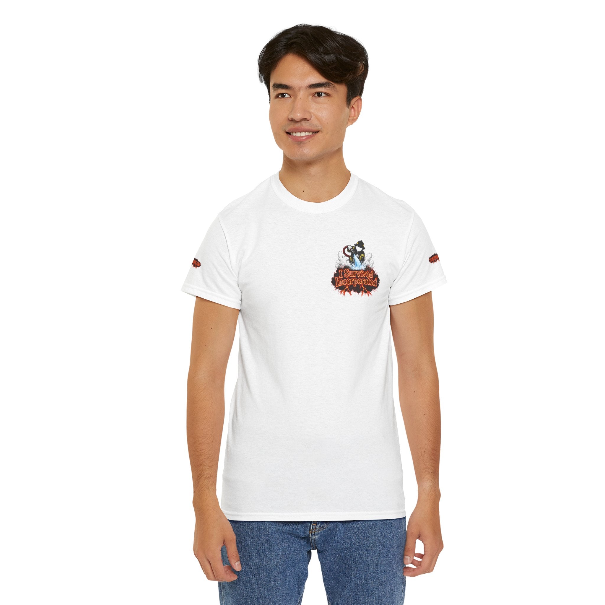 I Survived 2020 — "Please Stand By" Test Pattern Tee Wildfire Signal Special Edition Summer Premiere Unisex Heavy Cotton Tee