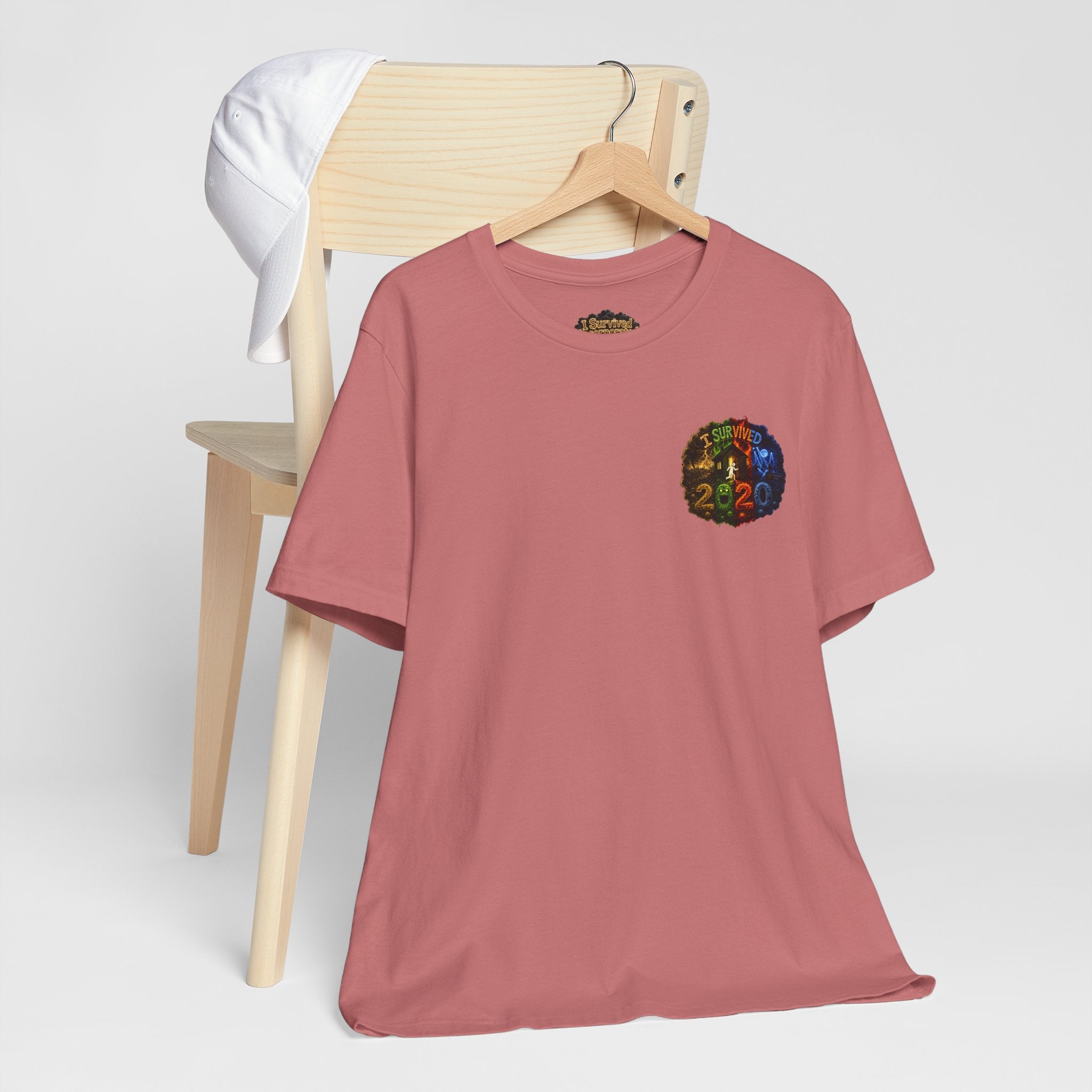 I Survived 2020 — "No Signal" Test Pattern Tee Alien Broadcast Finale Summer Premiere Unisex Jersey Short Sleeve Tee