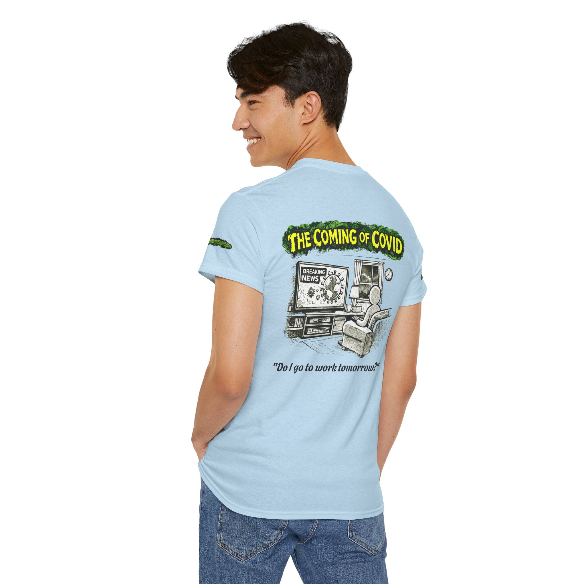 I Survived 2020 — PANDEMIC S1:E2: Director's Cut Special Edition "The Coming of COVID" Unisex Heavy Cotton Tee