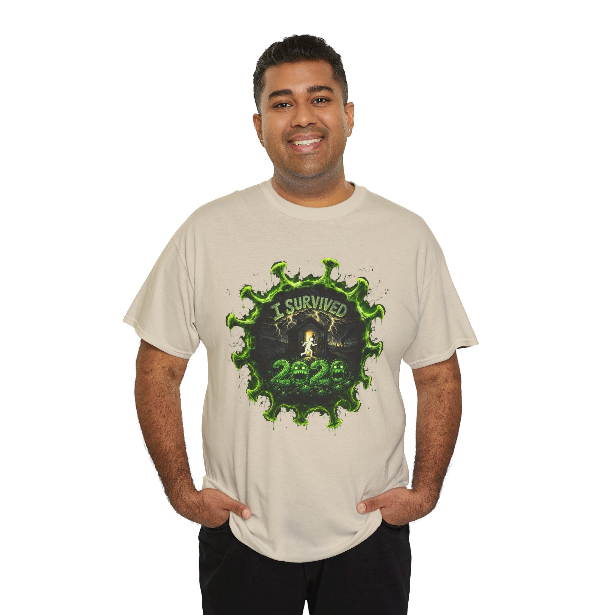 I Survived 2020 — Director's Cut S1:E4 "Mask Madness Mayhem Moment" | Pandemic Edition Unisex Heavy Cotton Tee