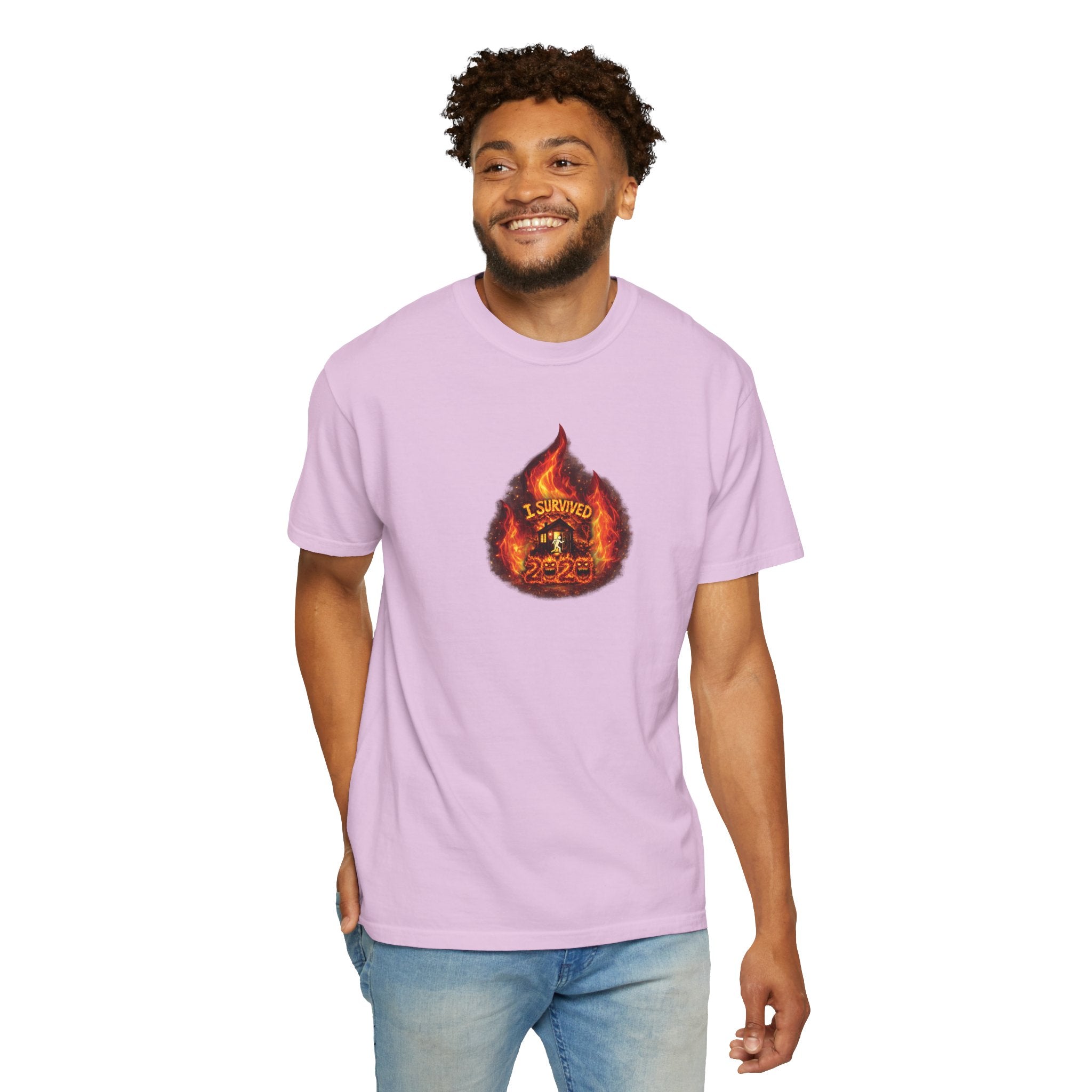 I Survived 2020 — WILDFIRES S2:E1: Director's Cut "Berry Creek" Memorial Unisex Garment-Dyed T-shirt