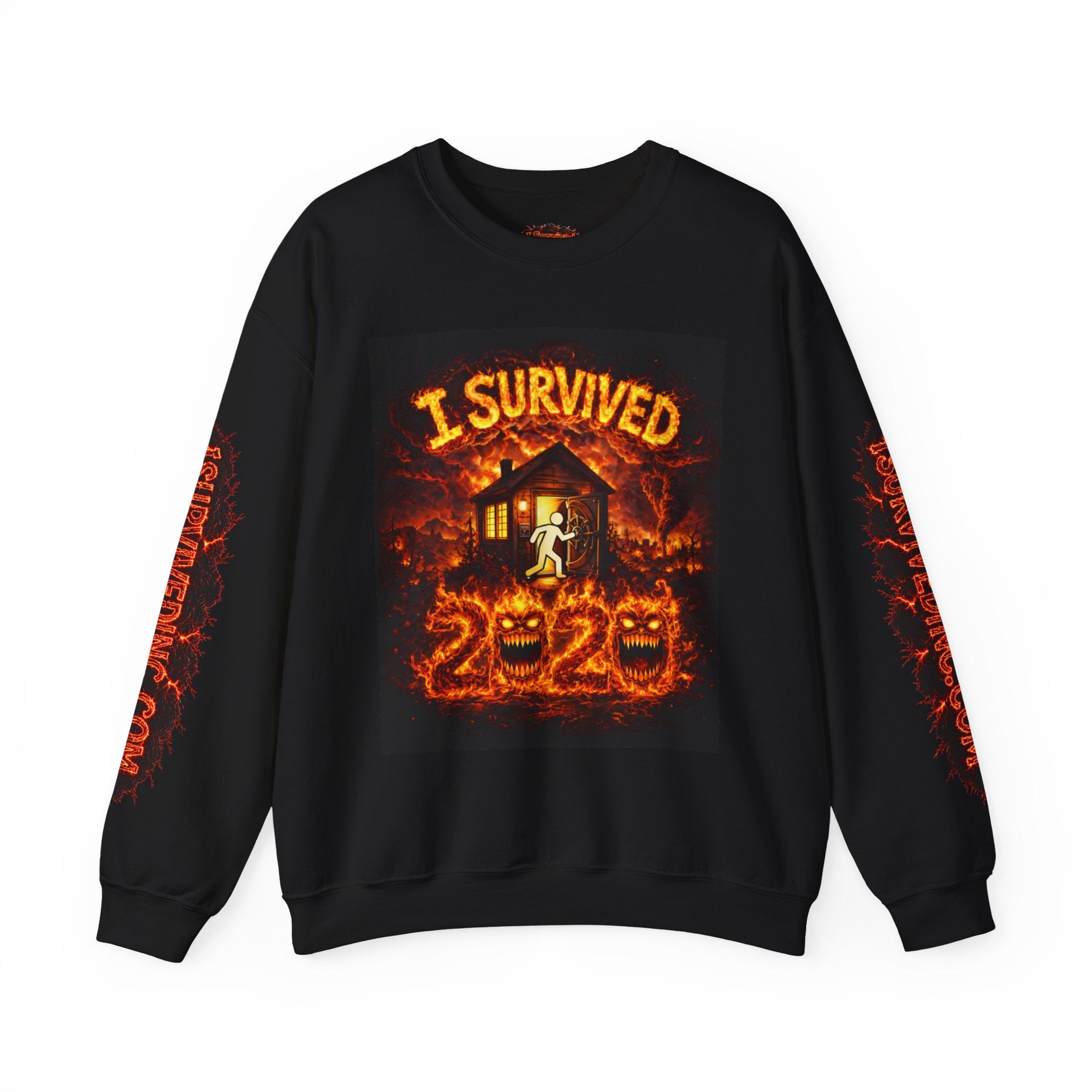 I Survived 2020 — S2:E4 "Western U.S. Wildfire Season" | Mid-Season Finale Pt. 1 | Wildfire Edition Memorial Unisex Heavy Blend™ Crewneck Sweatshirt