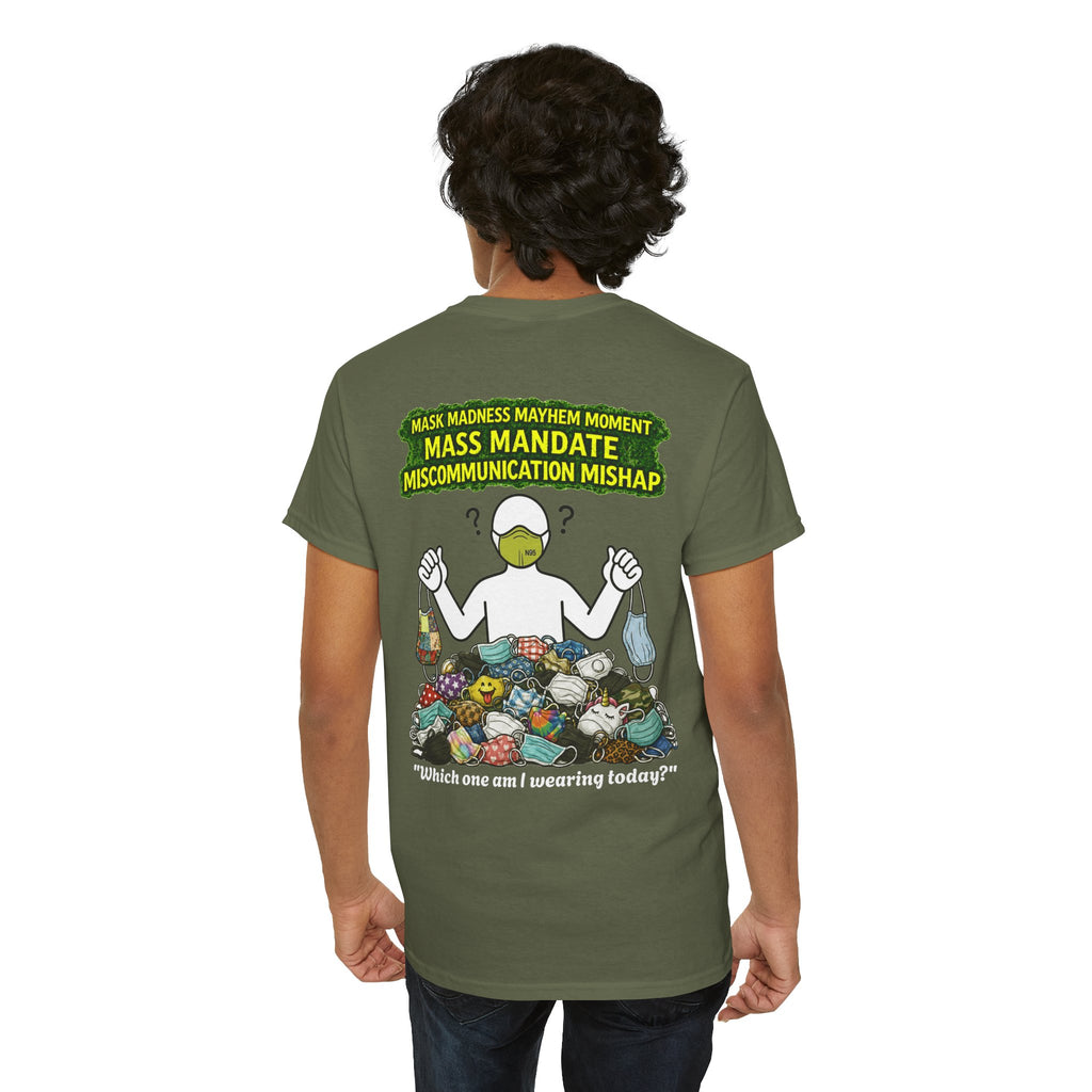 Sobreviví al 2020 — T1:E4 "Caos en Mascarillas: Un Momento de Locura" | Camiseta Unisex de Algodón Grueso Edición Pandemia (EDICIÓN ESPECIAL)