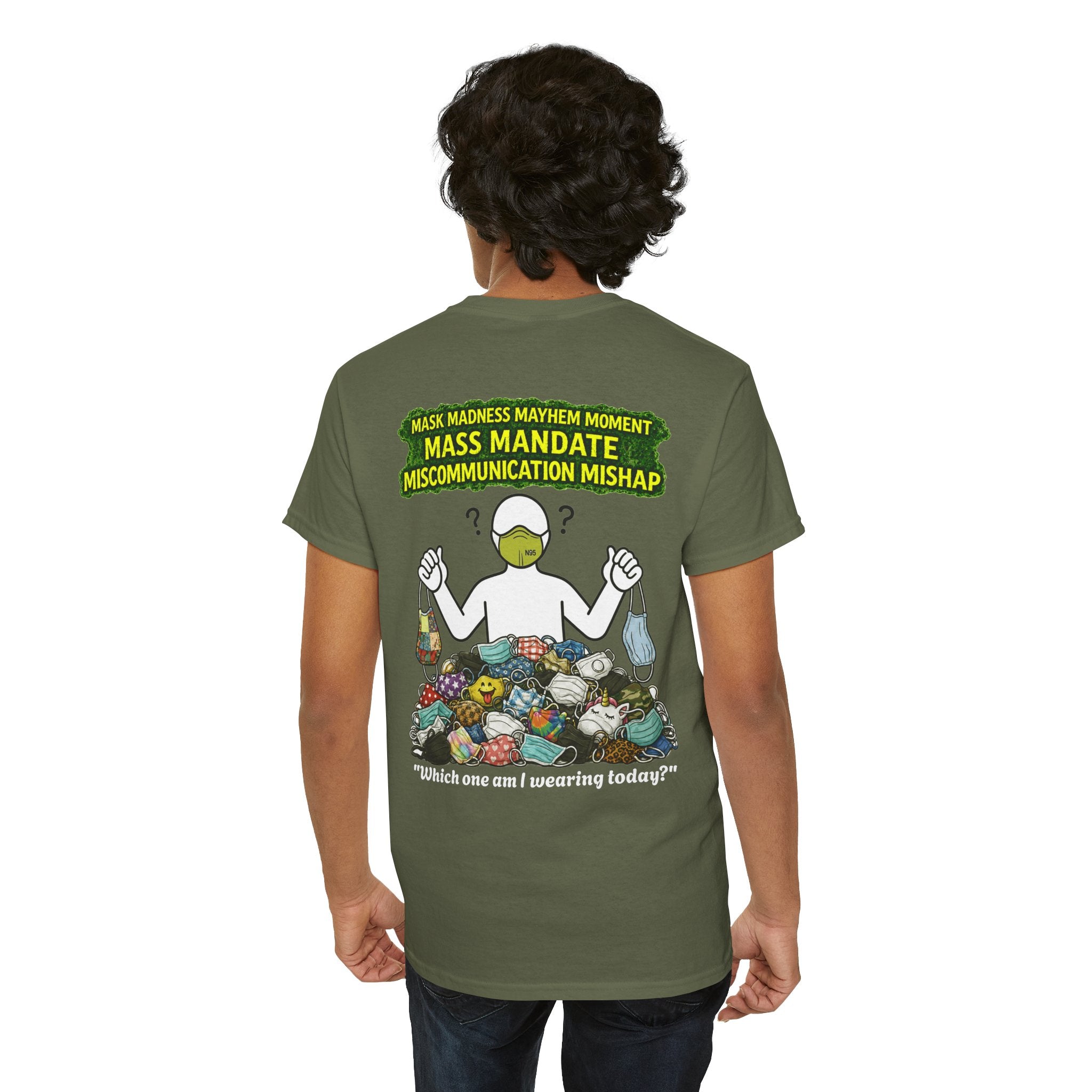 Sobreviví al 2020 — T1:E4 "Caos en Mascarillas: Un Momento de Locura" | Camiseta Unisex de Algodón Grueso Edición Pandemia (EDICIÓN ESPECIAL)