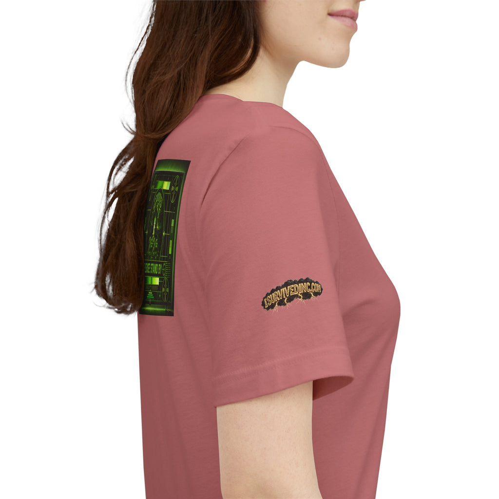 I Survived 2020 — "Please Stand By" Test Pattern Toxic Signal Tee Special Edition Summer Premiere Unisex Jersey Short Sleeve Tee